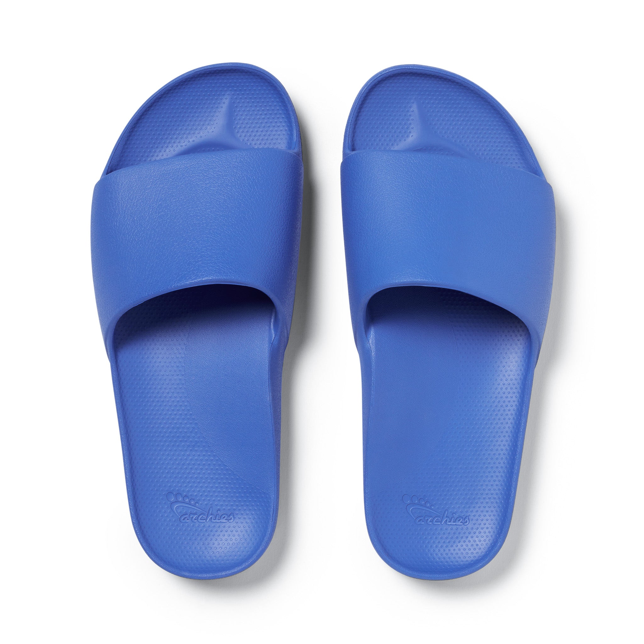 Arch Support Slides - Classic - Royal Blue - Beach Ready Summer Slides