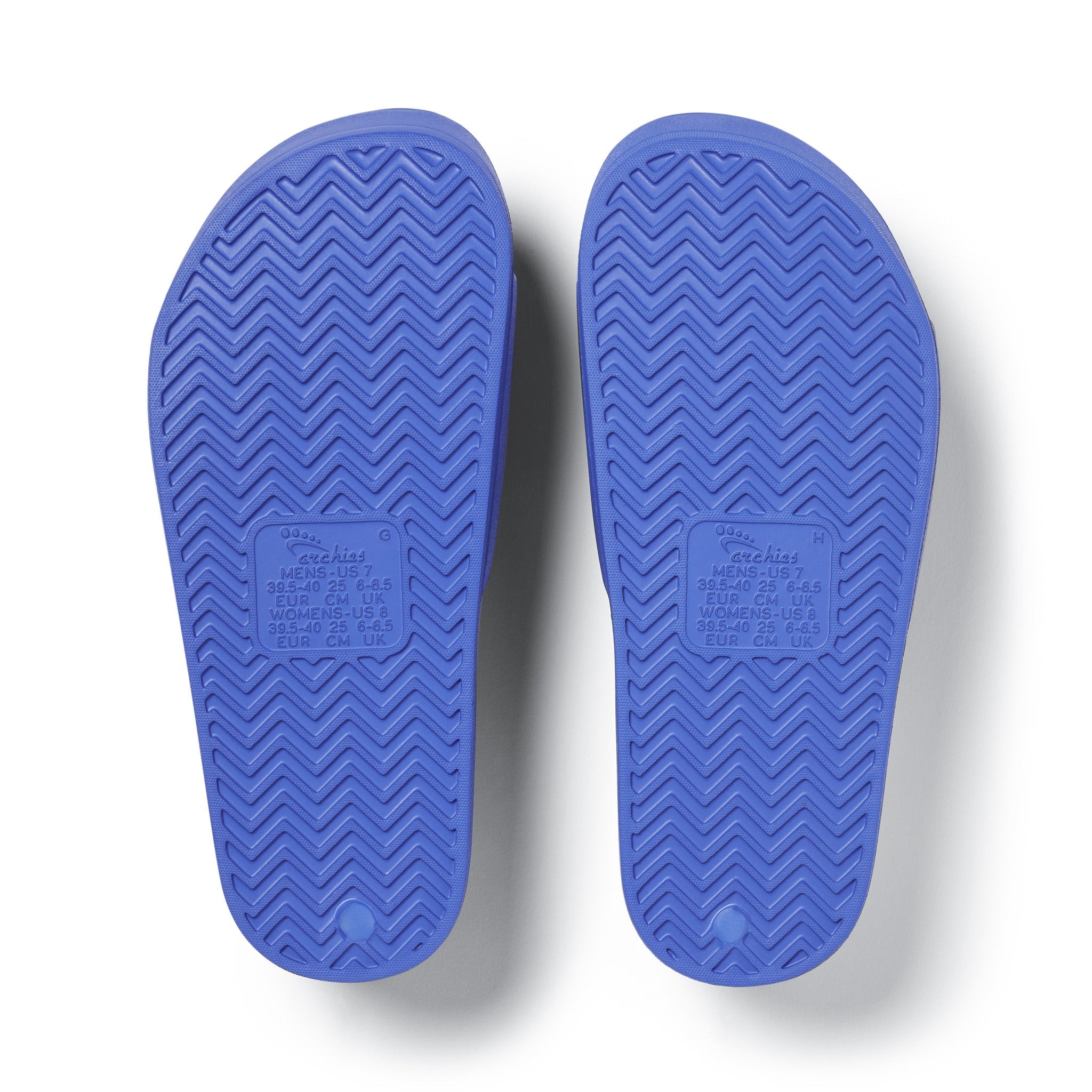 Arch Support Slides - Classic - Royal Blue - Beach Ready Summer Slides