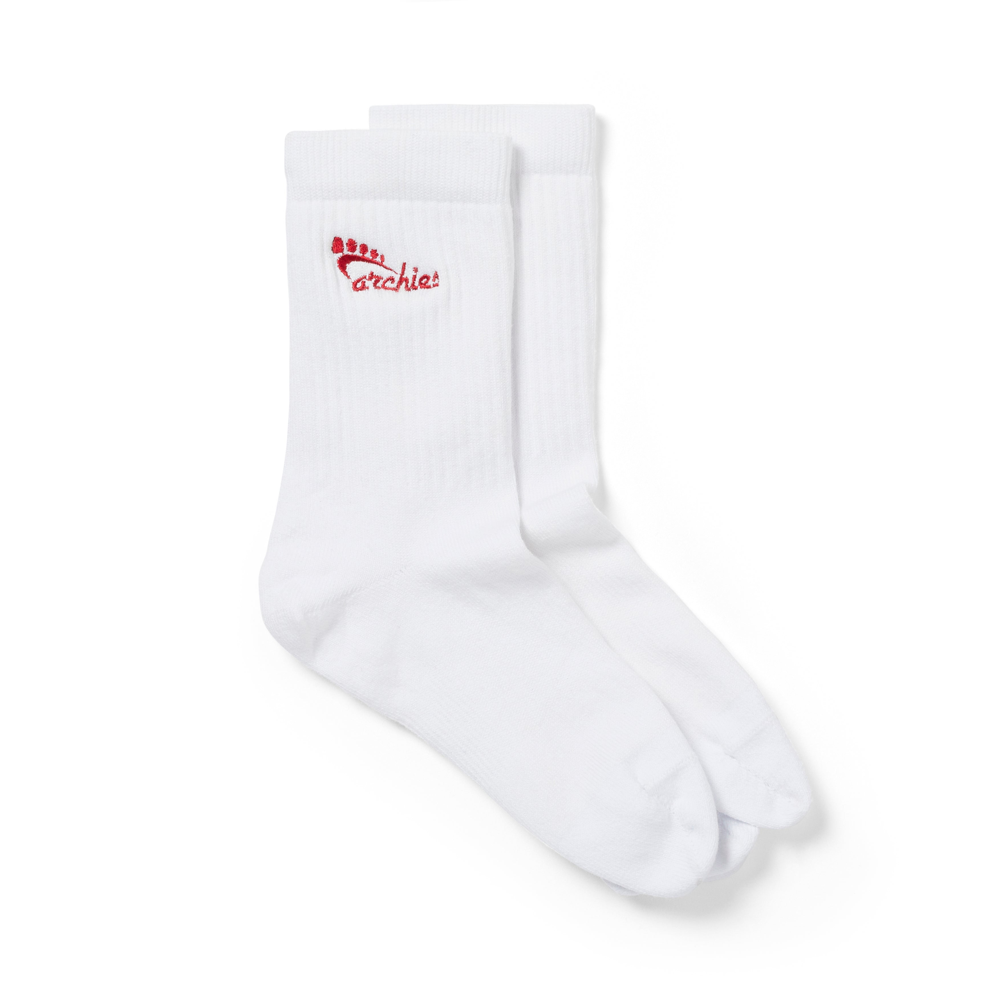 Performance Toe Socks - White - Clean Look Pool Slides