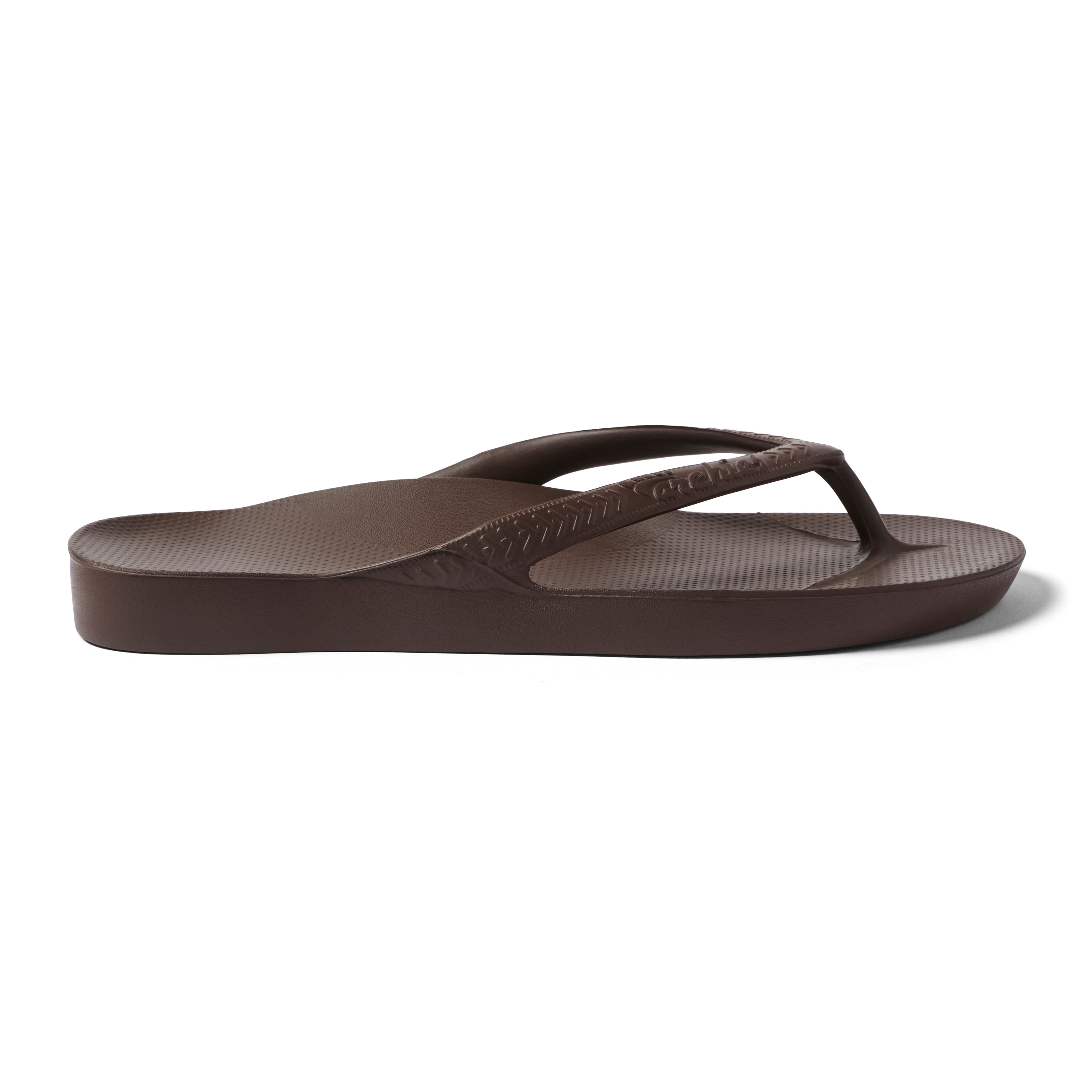 Arch Support Flip Flops - Classic - Brown - Easy Wear Contour Sandals
