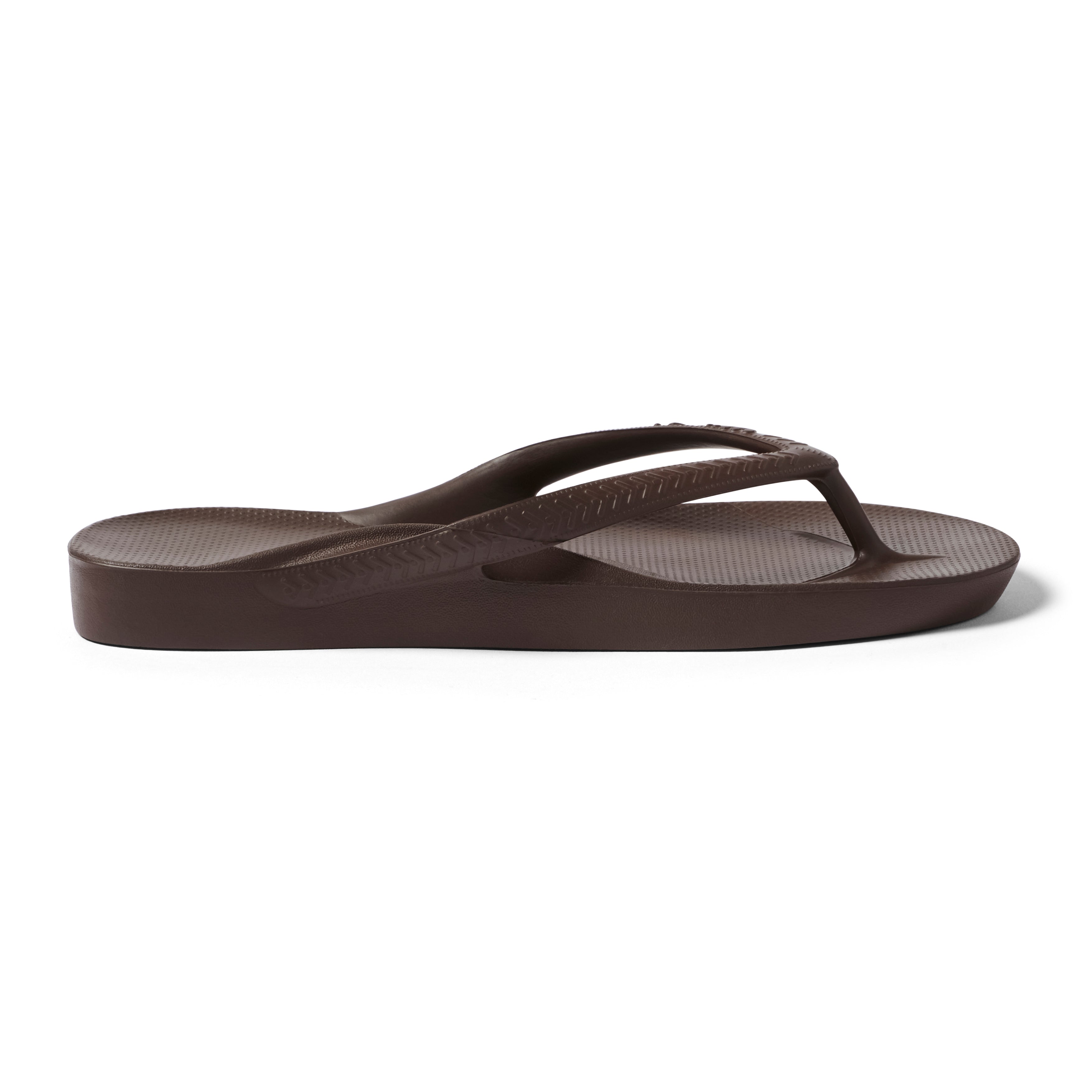 Arch Support Flip Flops - Classic - Brown - Easy Wear Contour Sandals