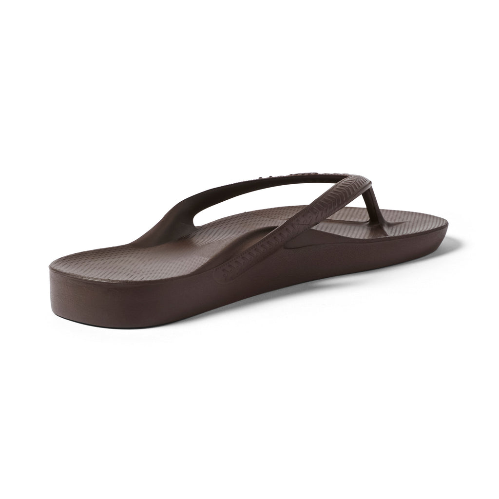 Arch Support Flip Flops - Classic - Brown - Easy Wear Contour Sandals
