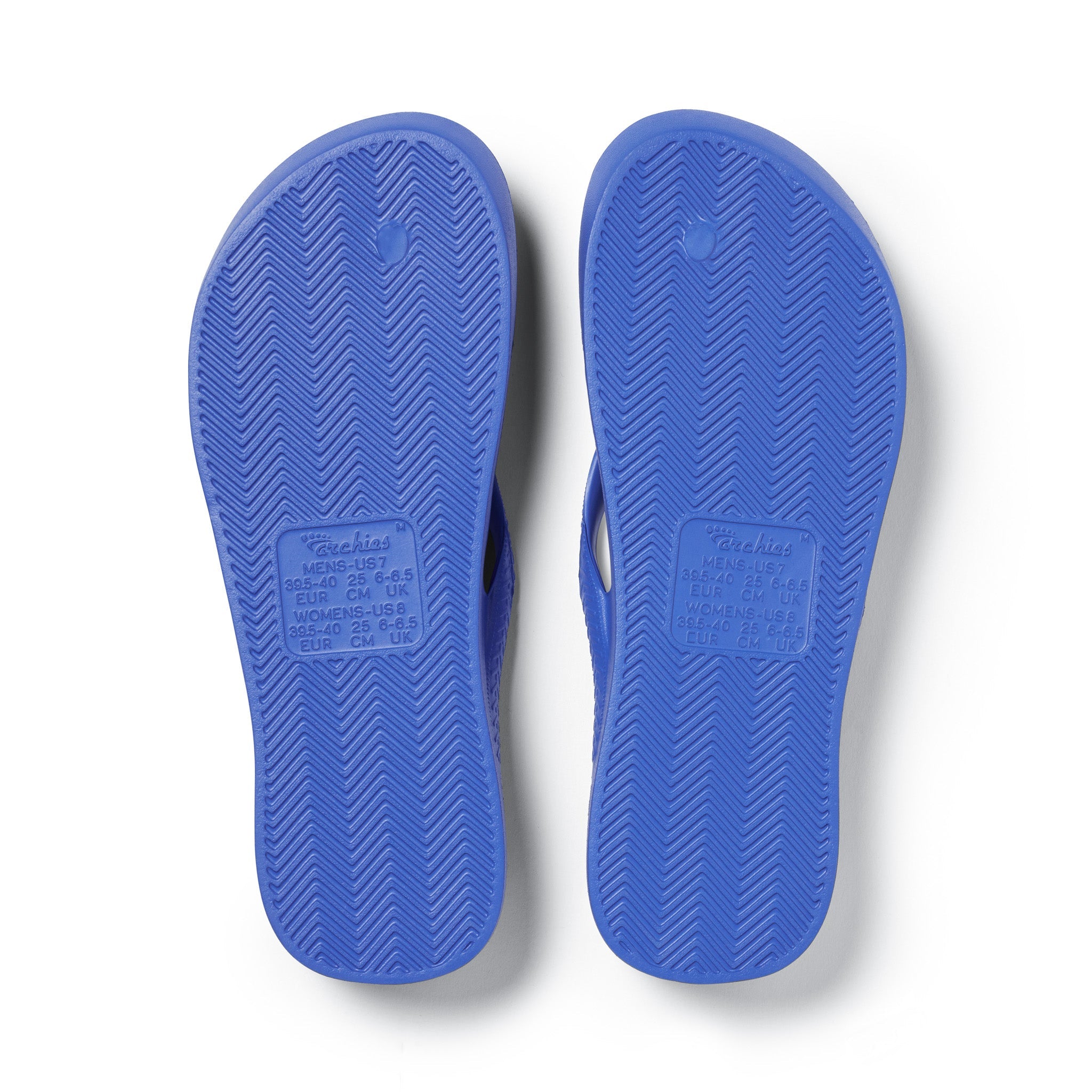 Arch Support Flip Flops - Classic - Royal Blue - Soft Step Flexible Sandals