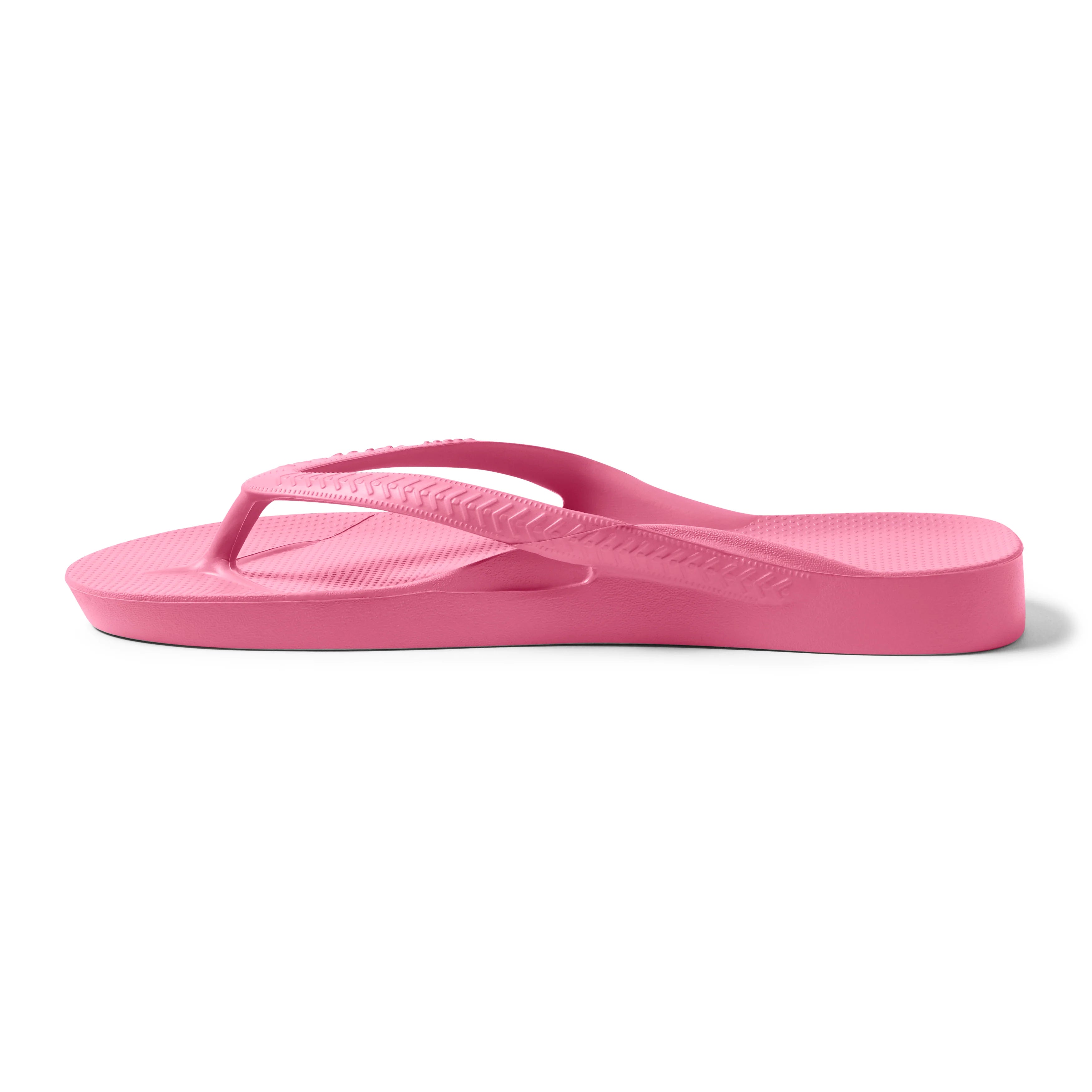 Arch Support Flip Flops - Classic - Hot Pink - Cushioned Travel Sandals