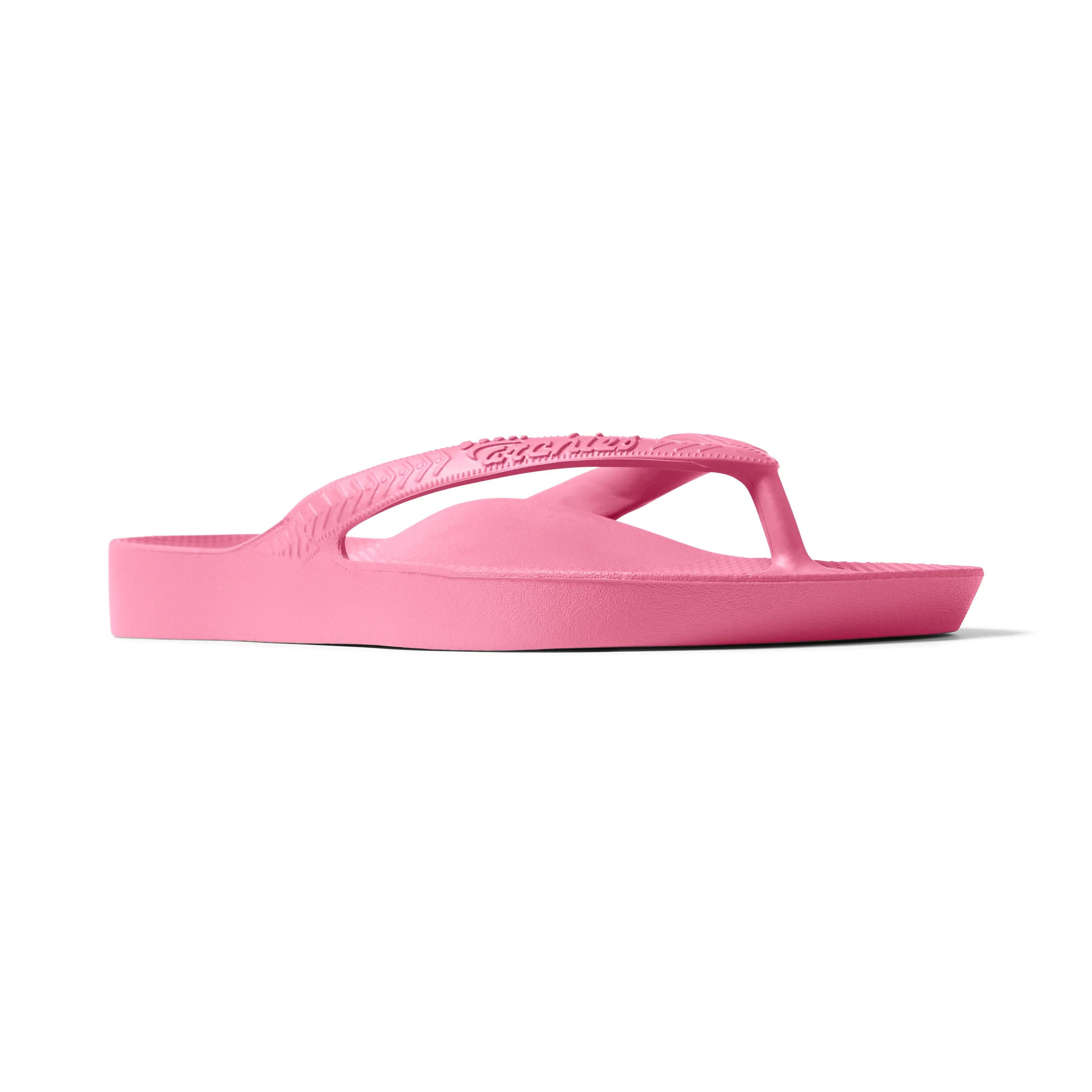 Arch Support Flip Flops - Classic - Hot Pink - Cushioned Travel Sandals