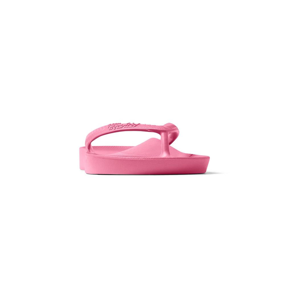 Arch Support Flip Flops - Classic - Hot Pink - Cushioned Travel Sandals