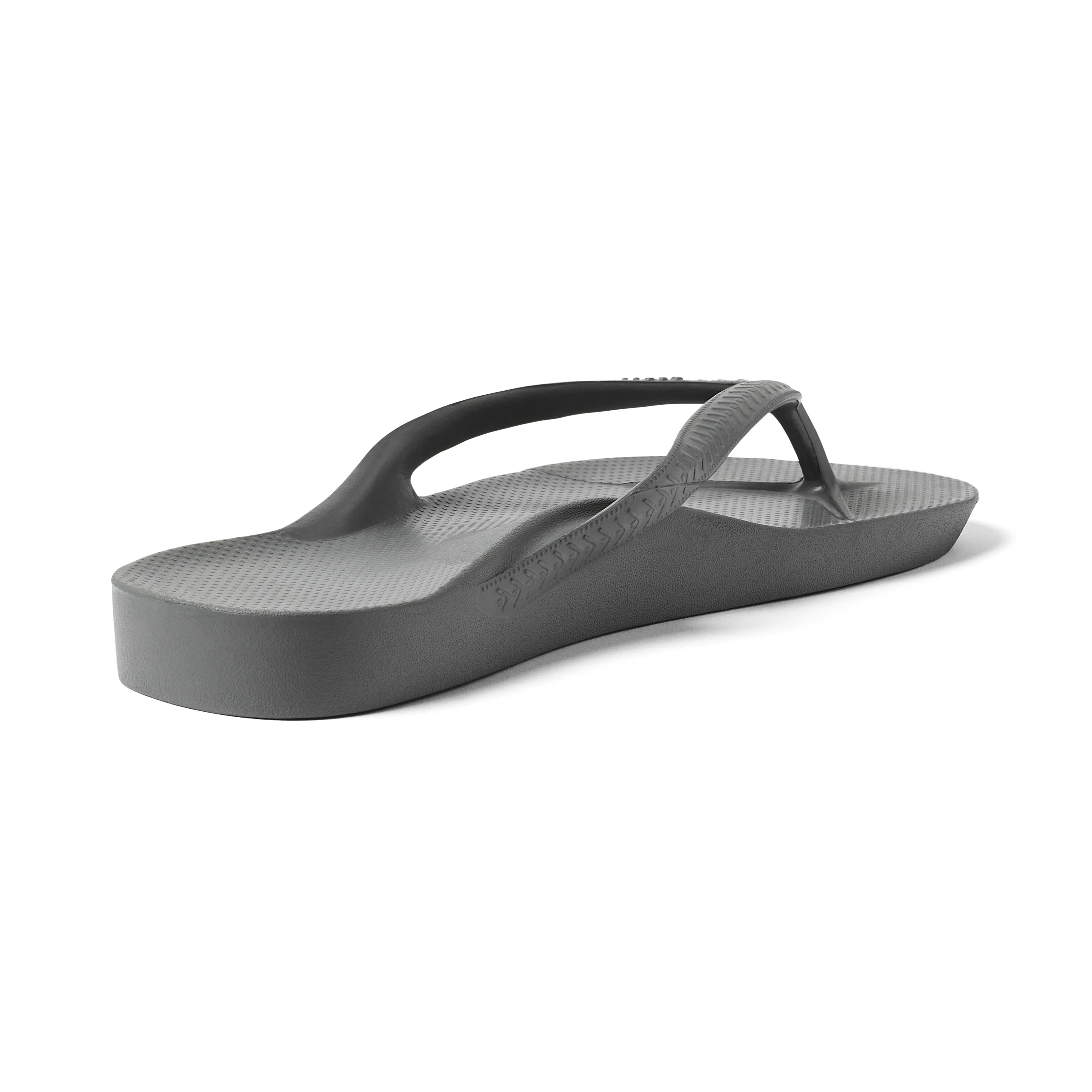Arch Support Flip Flops - Classic - Charcoal - Summer Easy Fit Slides