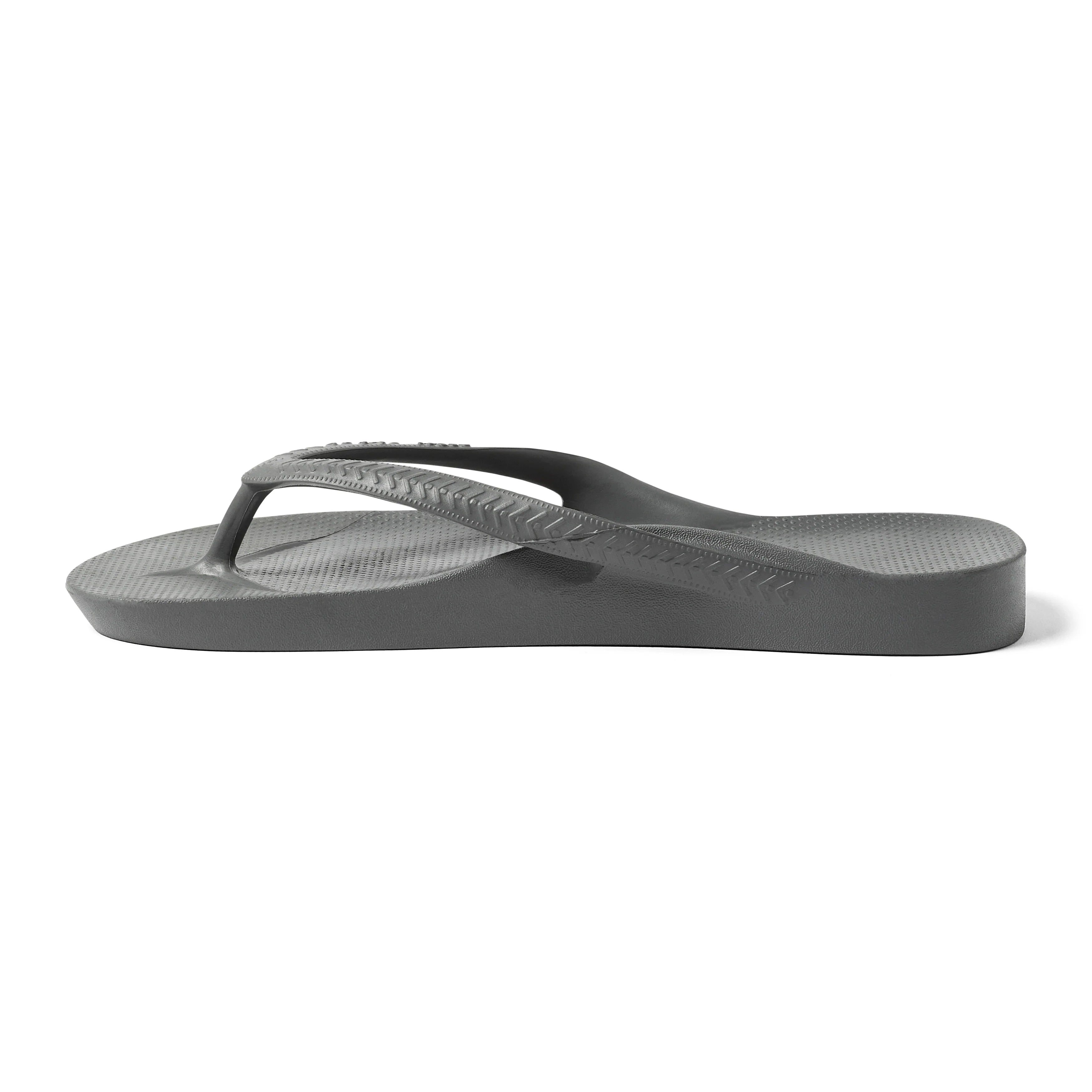 Arch Support Flip Flops - Classic - Charcoal - Summer Easy Fit Slides