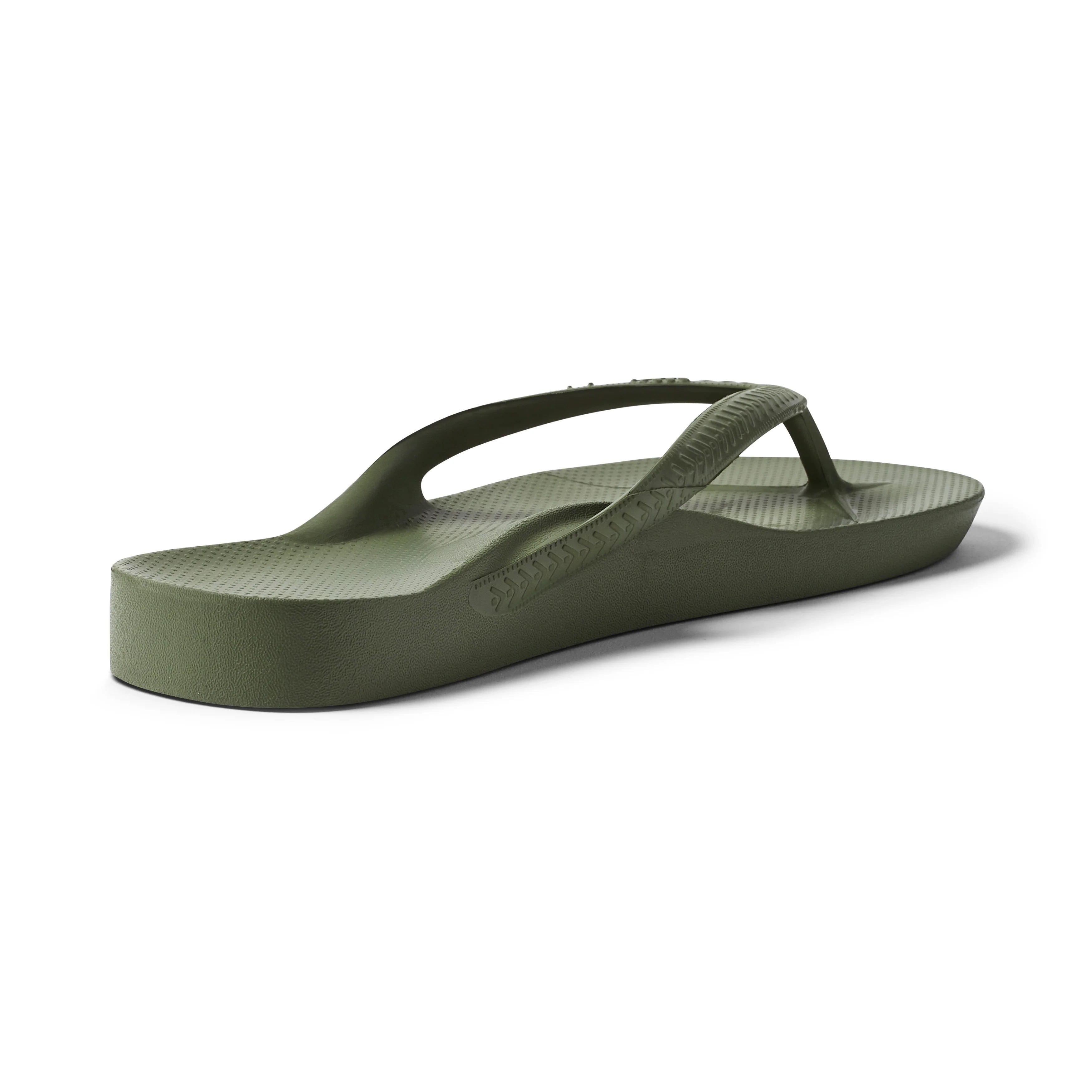 Arch Support Flip Flops - Classic - Olive - Soft Step Casual Sandals