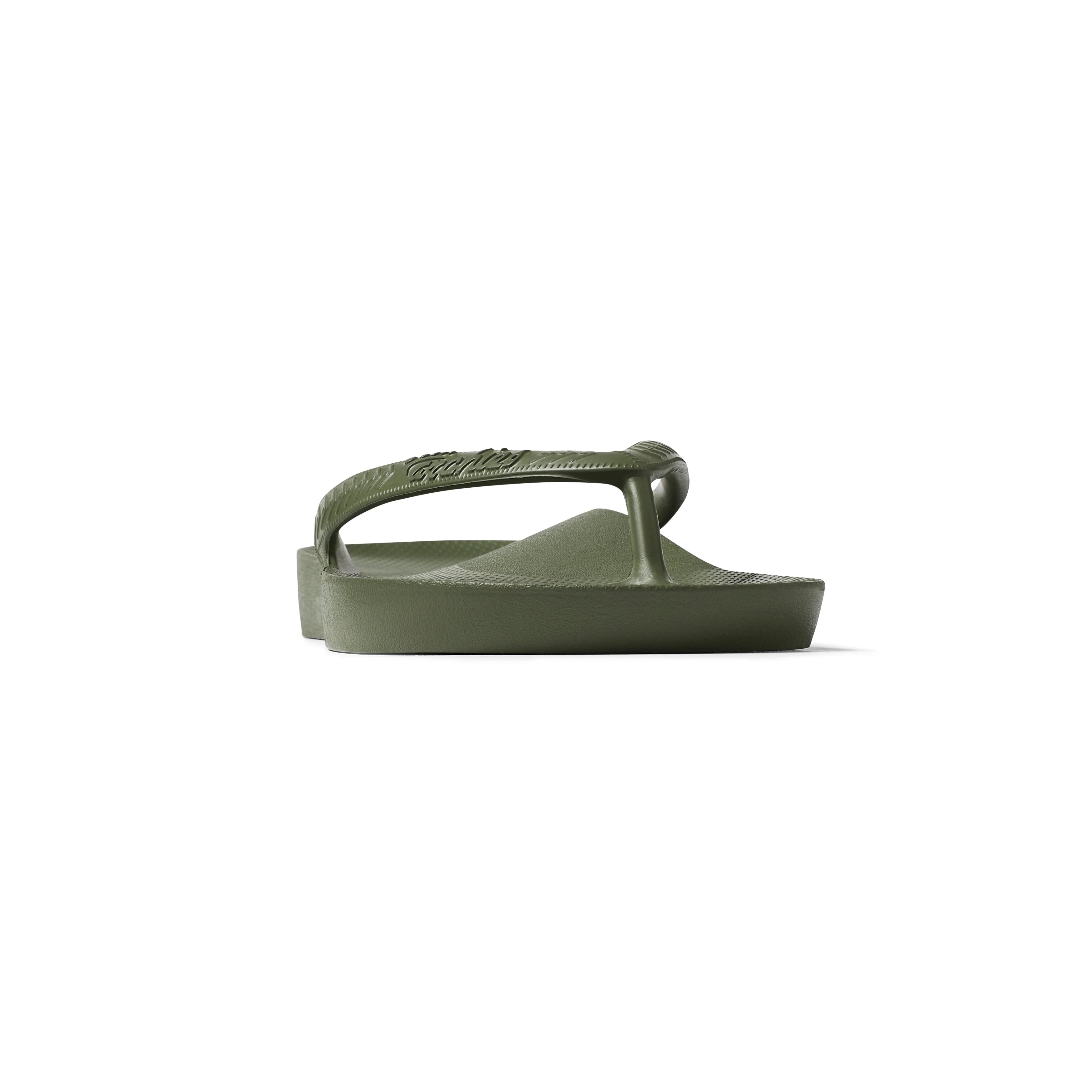 Arch Support Flip Flops - Classic - Olive - Soft Step Casual Sandals