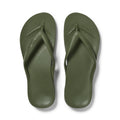 Arch Support Flip Flops - Classic - Olive - Soft Step Casual Sandals