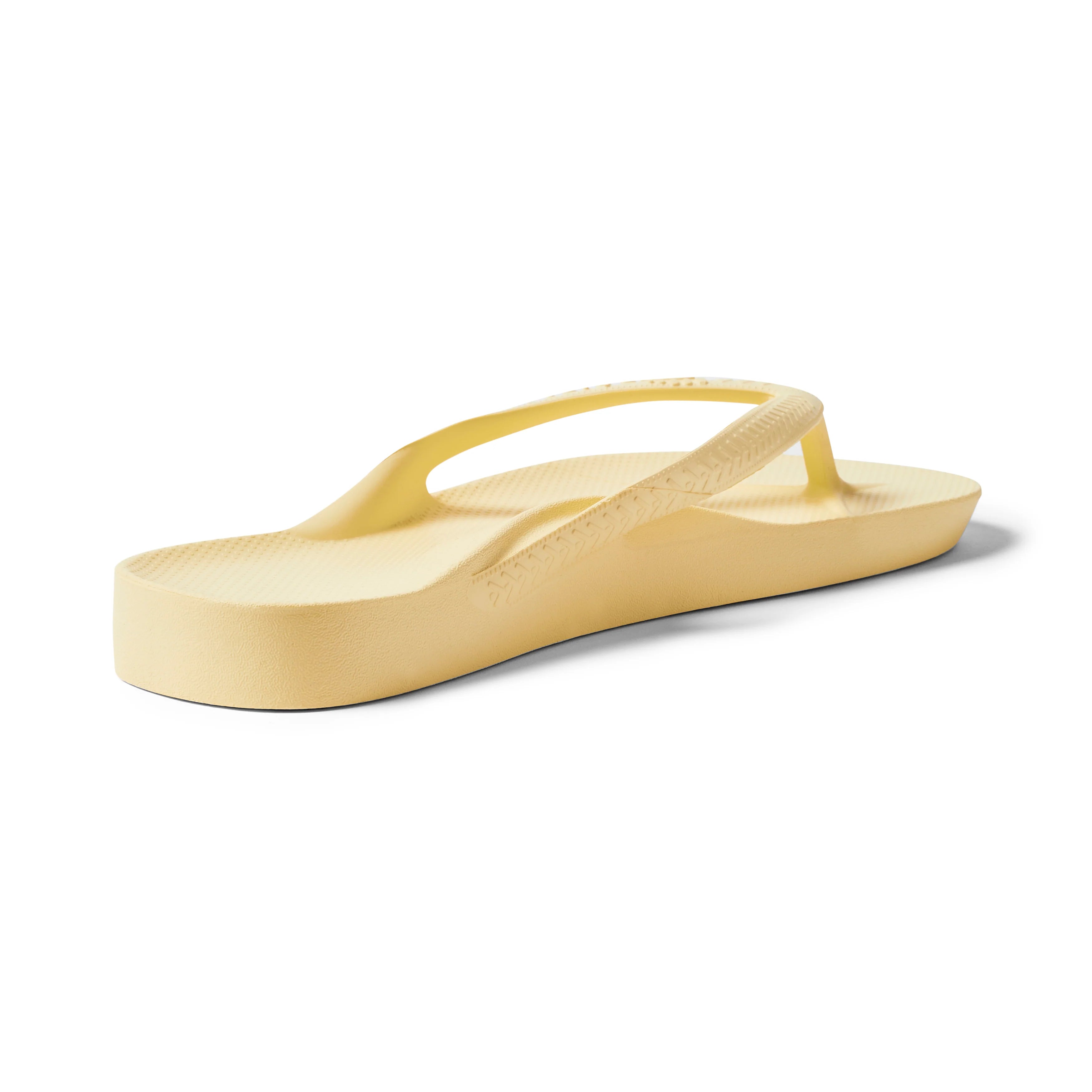 Arch Support Flip Flops - Classic - Lemon - Comfort Fit Support Slides