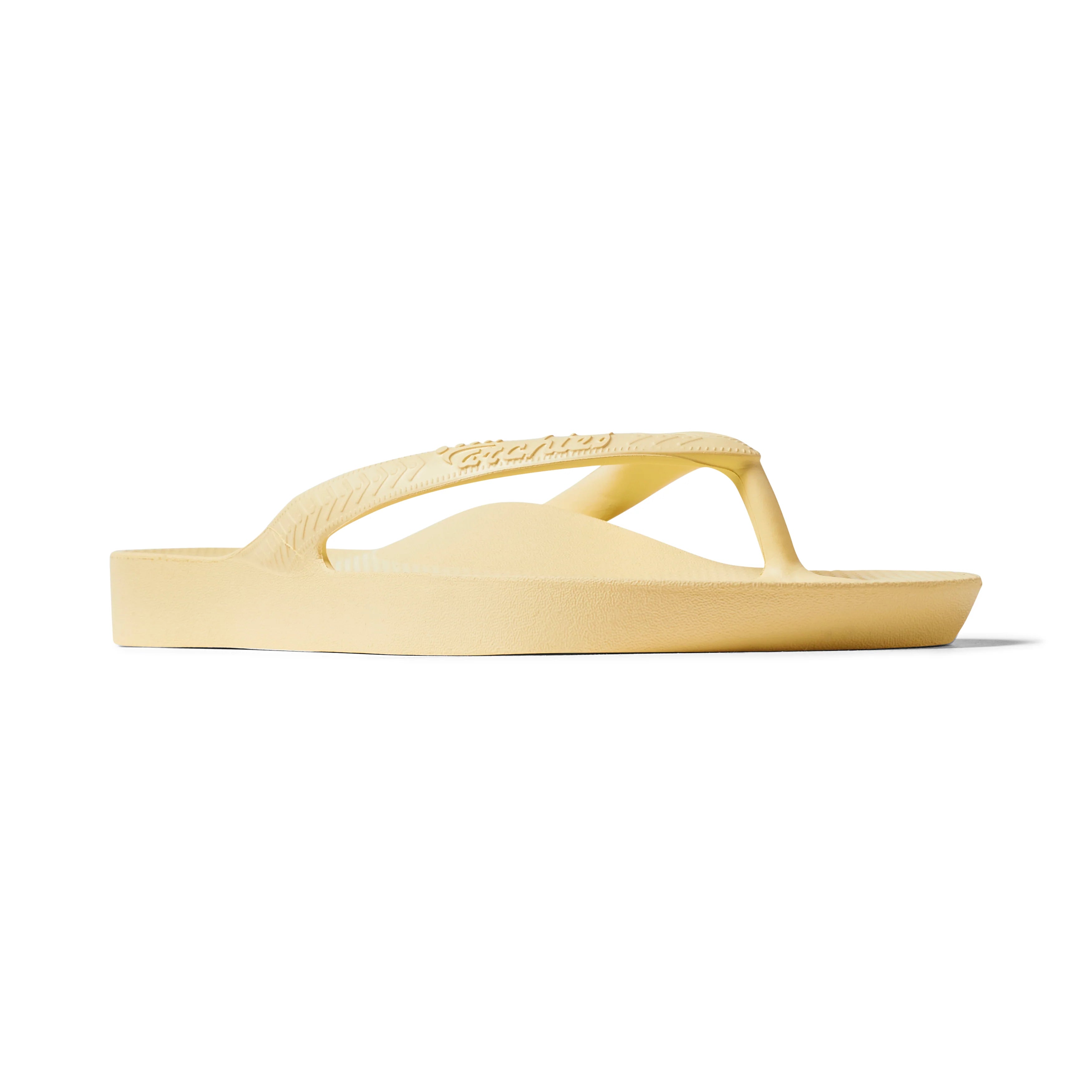 Arch Support Flip Flops - Classic - Lemon - Comfort Fit Support Slides