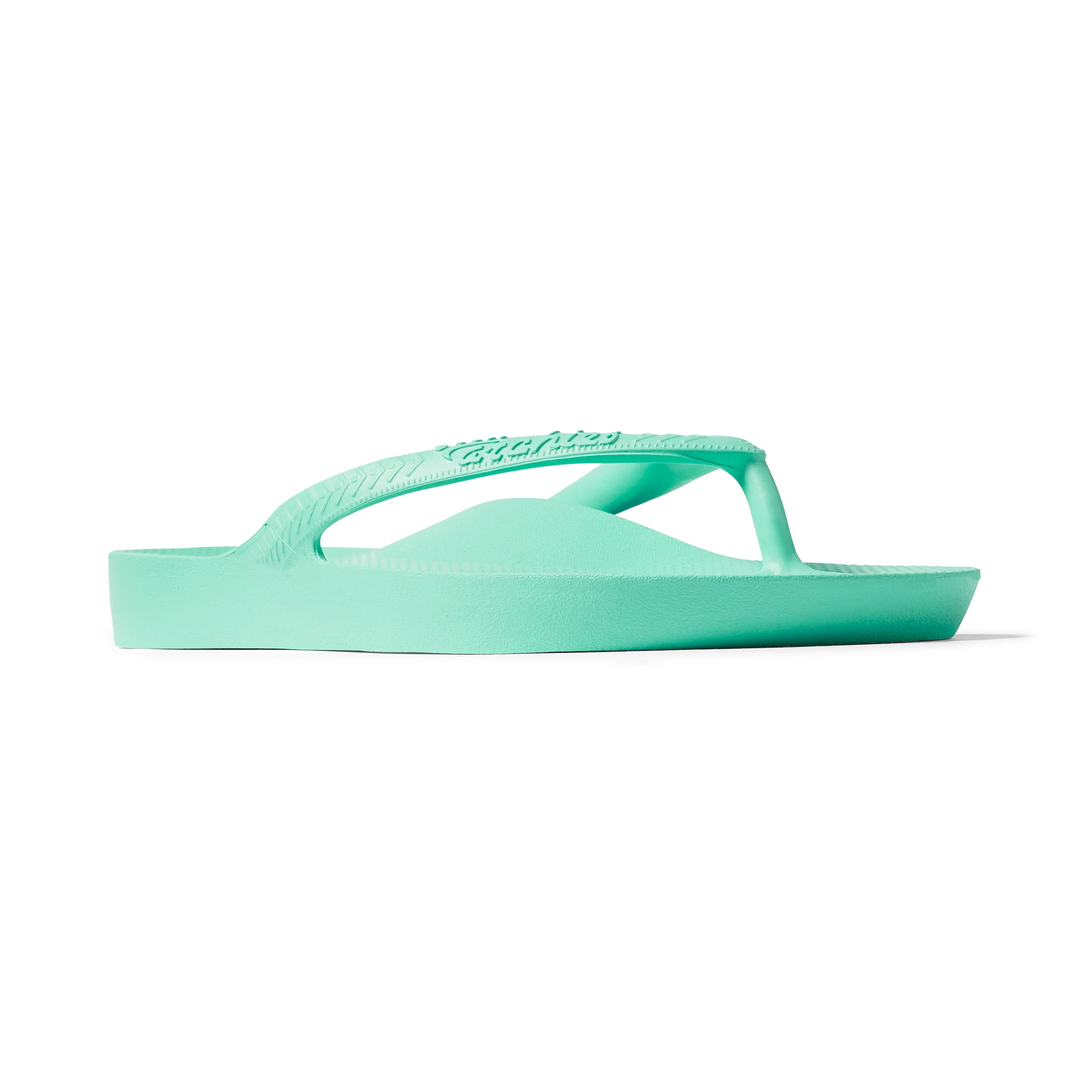 Arch Support Flip Flops - Classic - Mint - Smooth Step Easy Fit Slides