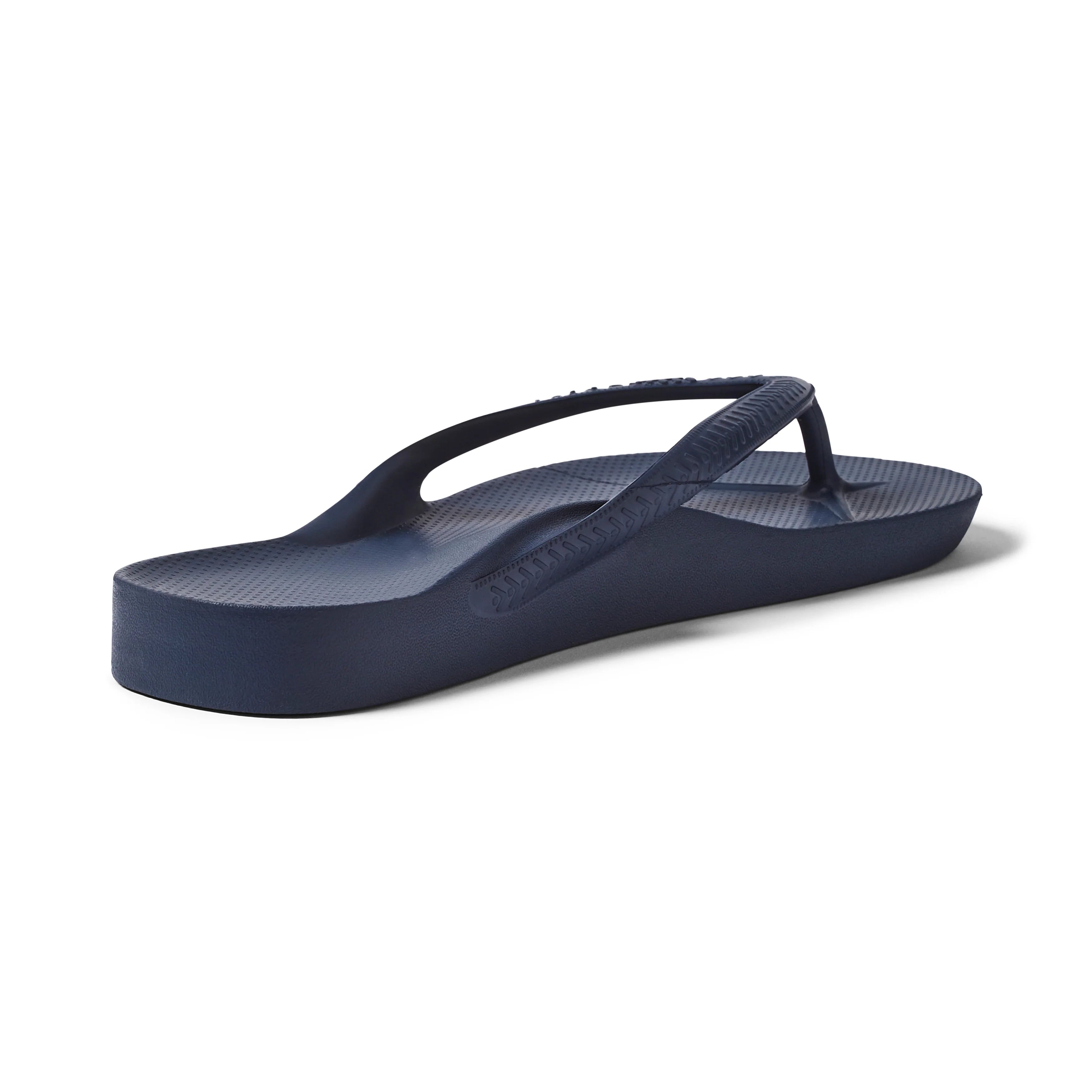 Arch Support Flip Flops - Classic - Navy - Beach Ready Warm Weather Sandals