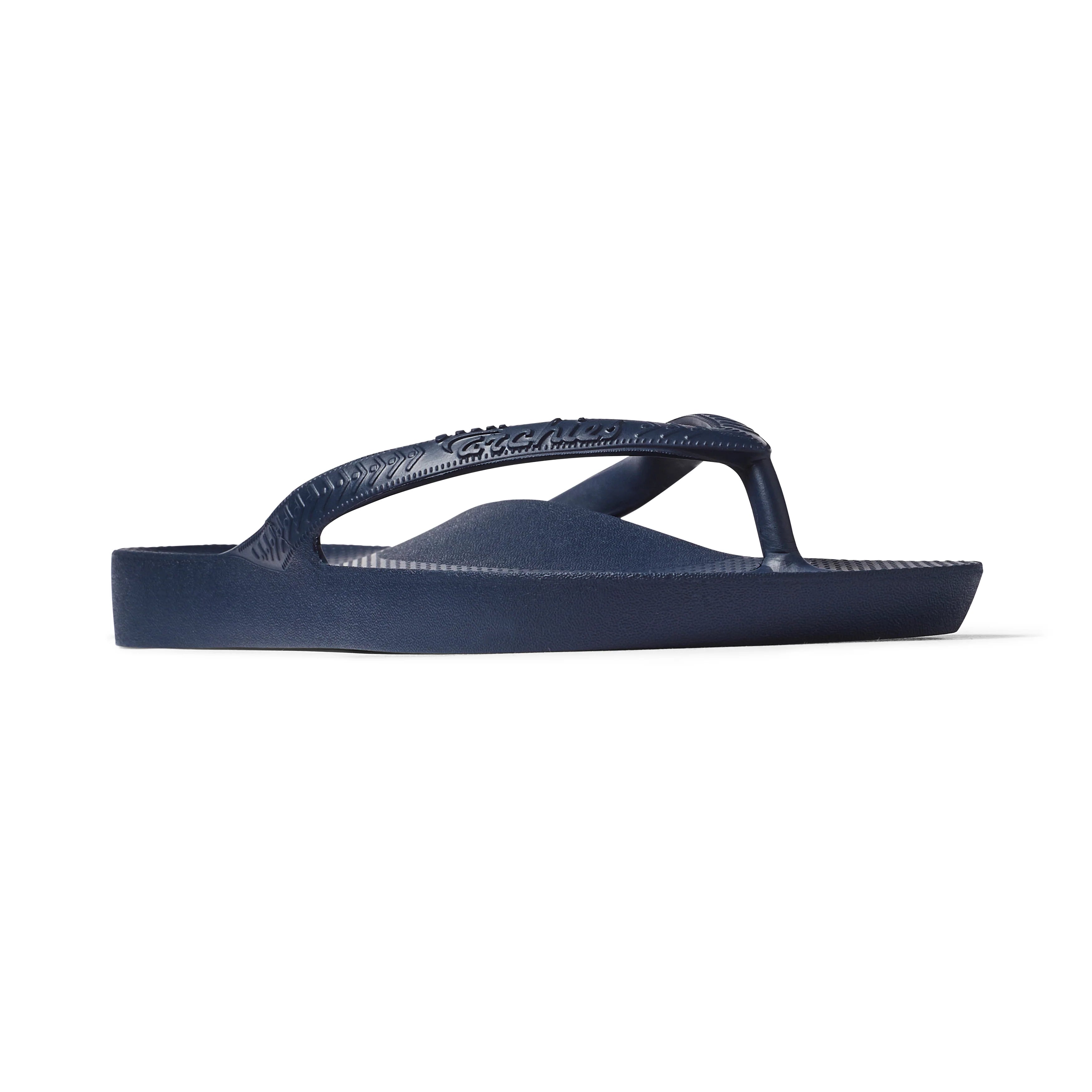 Arch Support Flip Flops - Classic - Navy - Beach Ready Warm Weather Sandals