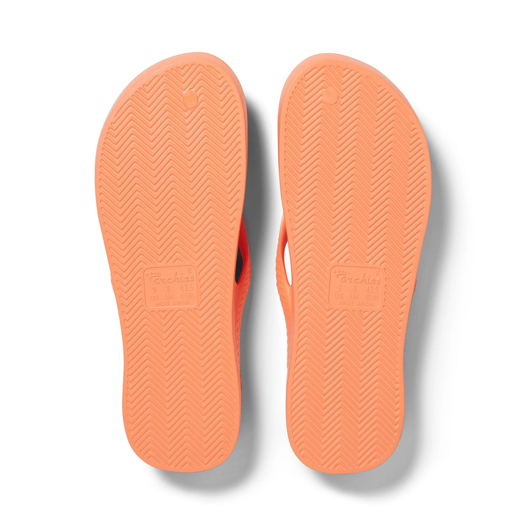 Arch Support Flip Flops - Classic - Peach - Smooth Step Vacation Sandals