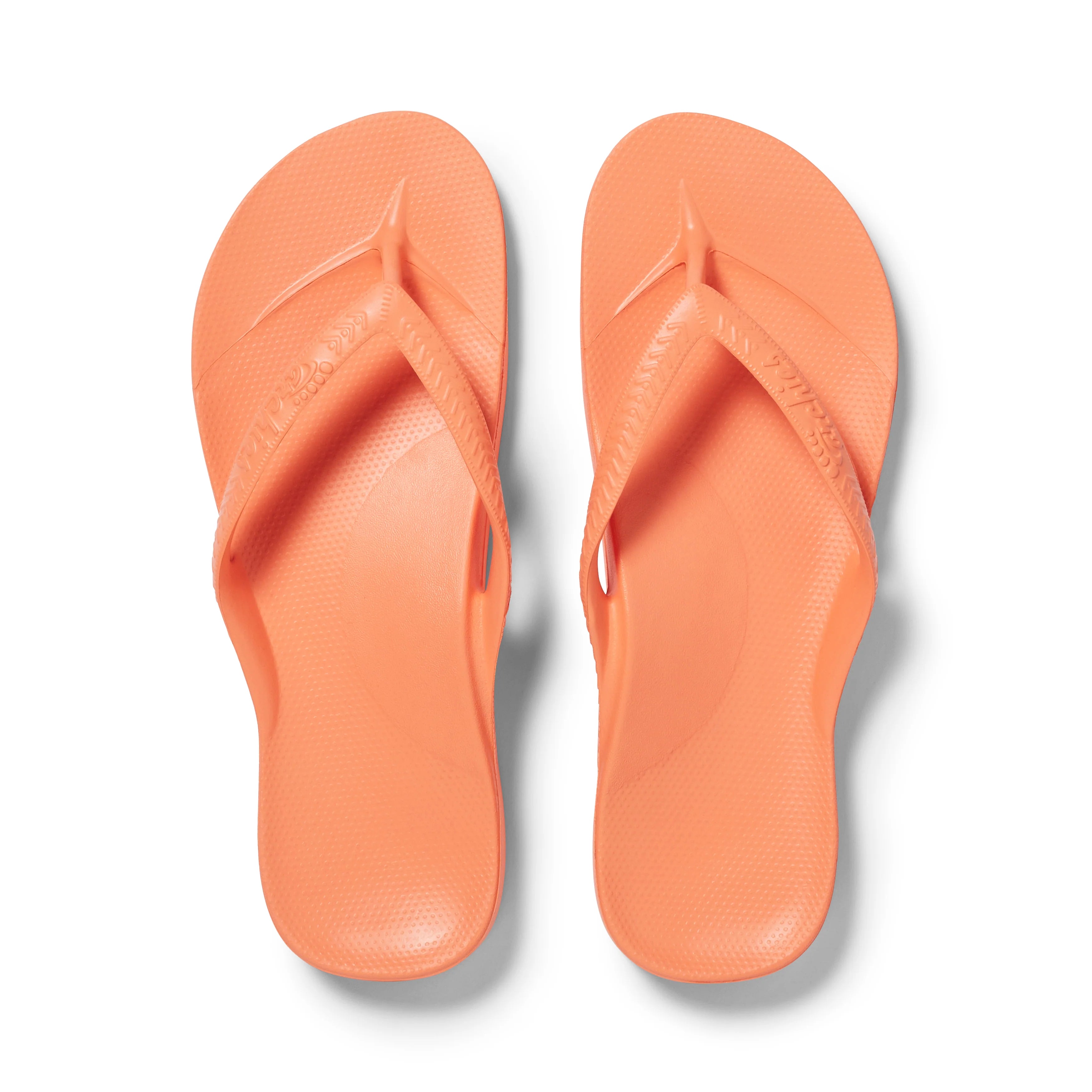 Arch Support Flip Flops - Classic - Peach - Smooth Step Vacation Sandals