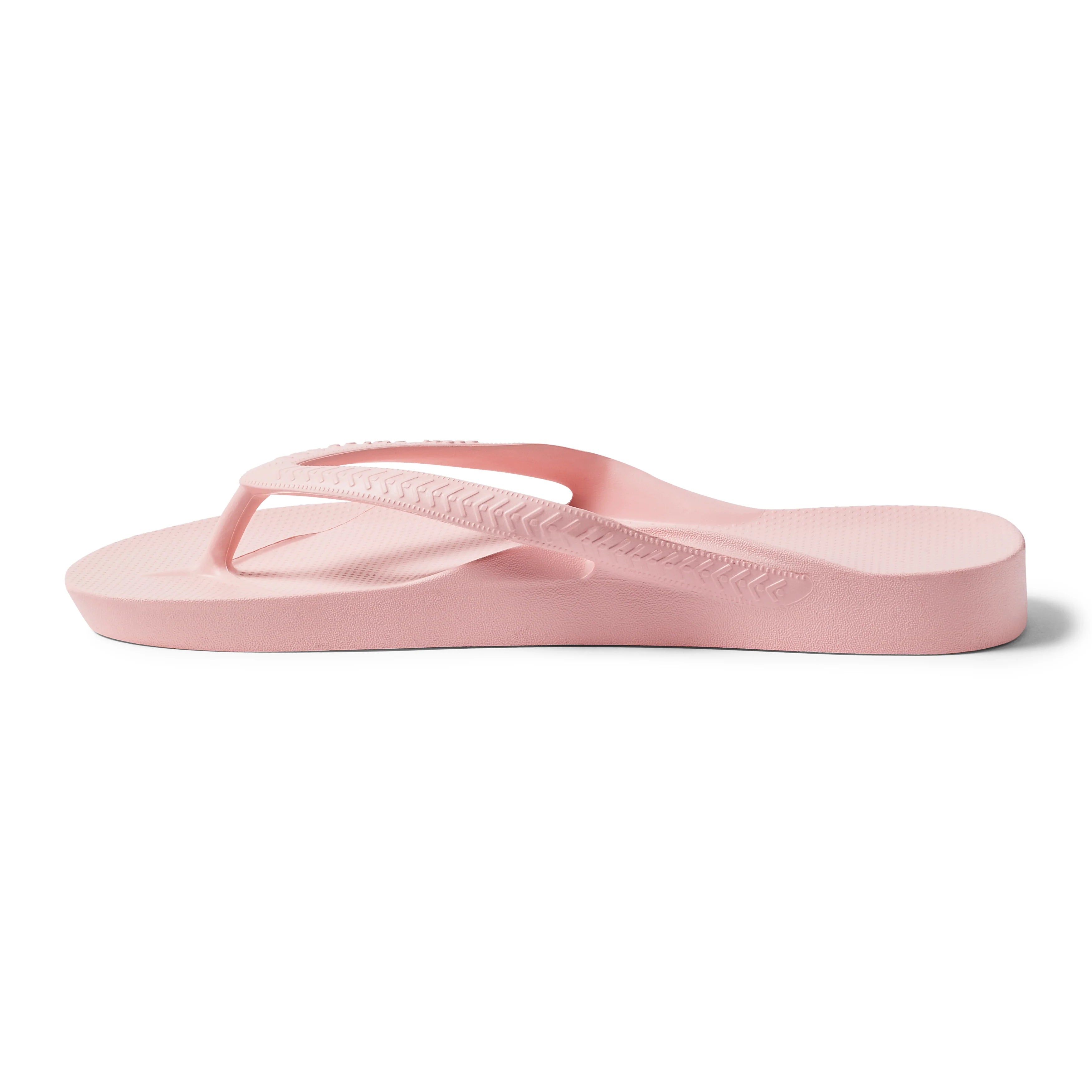 Arch Support Flip Flops - Classic - Pink - Clean Look Slides