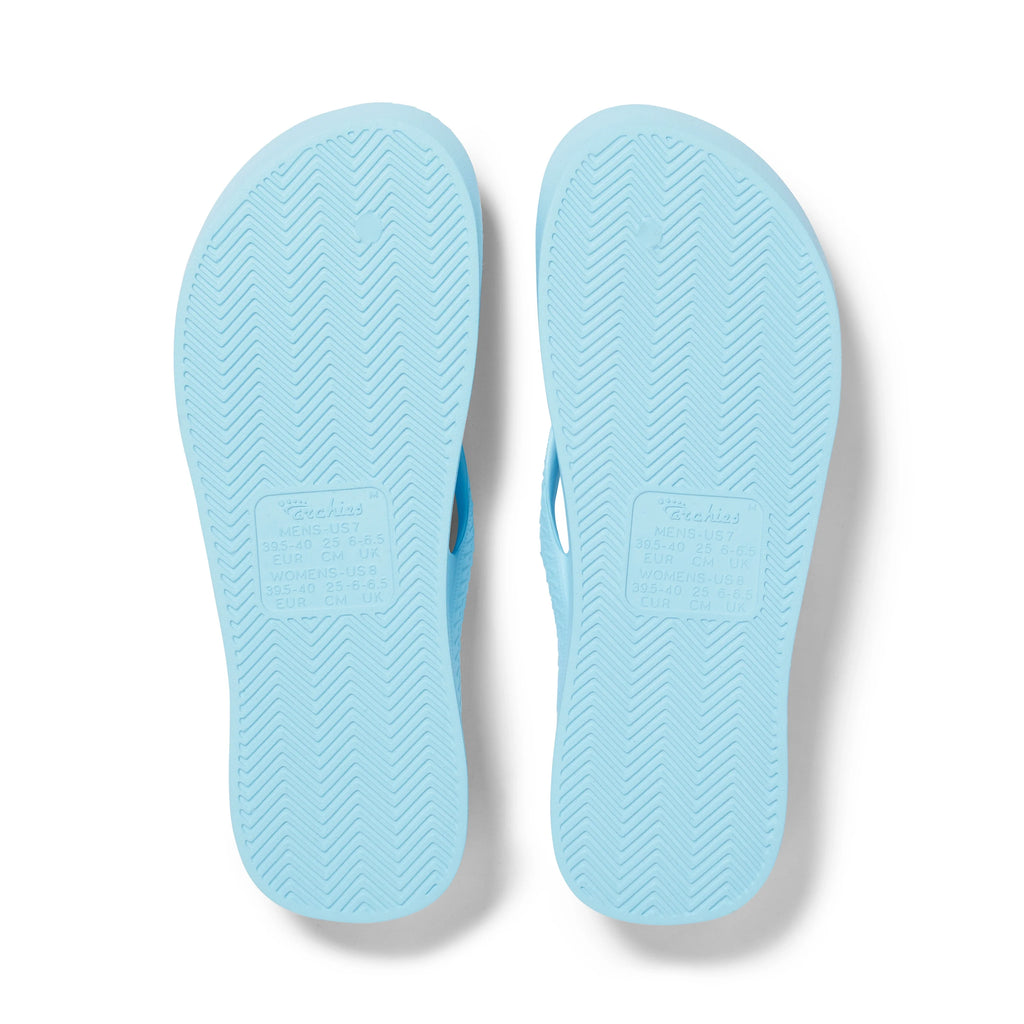 Arch Support Flip Flops - Classic - Sky Blue - Fresh Everyday Sandals