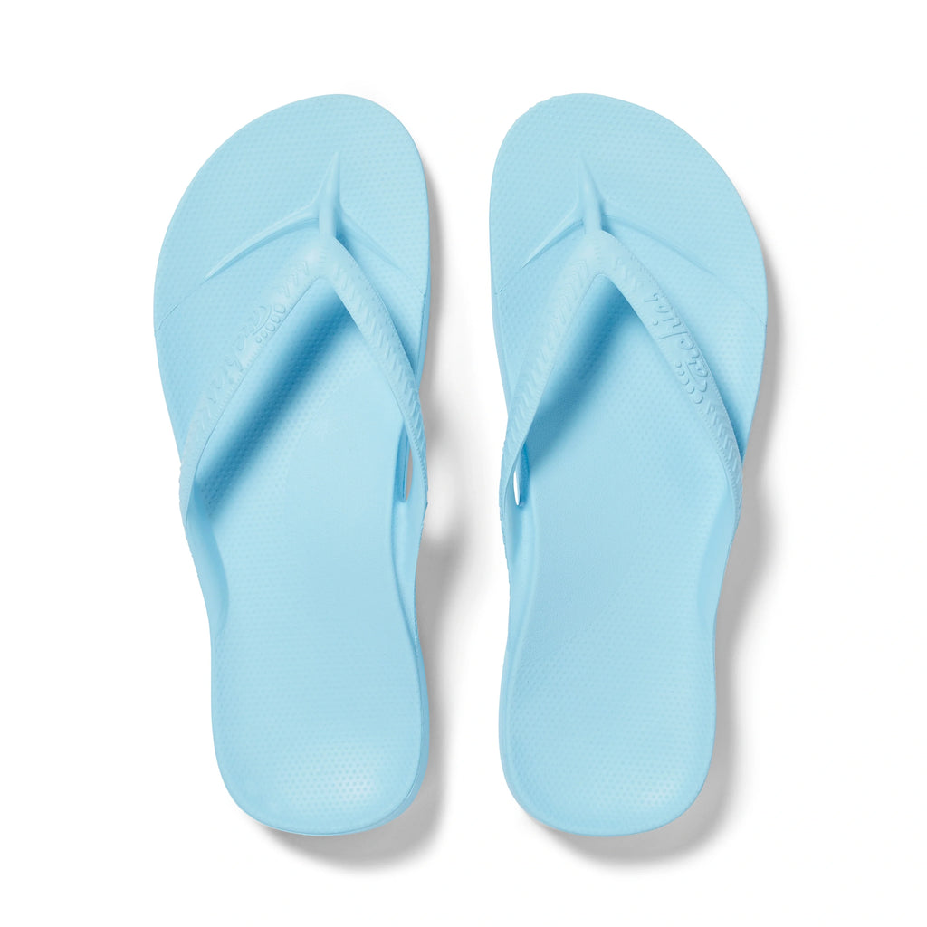 Arch Support Flip Flops - Classic - Sky Blue - Fresh Everyday Sandals