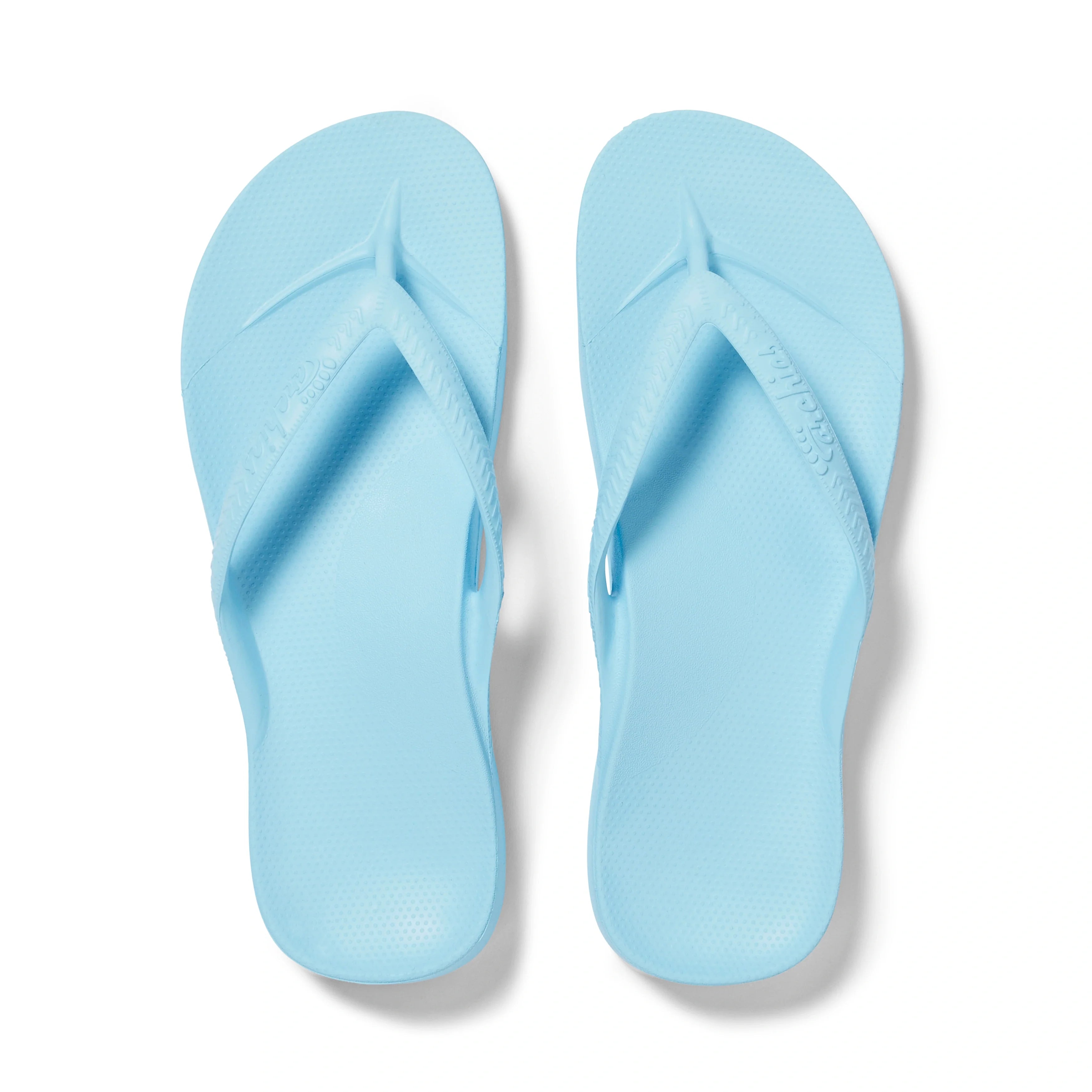 Arch Support Flip Flops - Classic - Sky Blue - Fresh Everyday Sandals