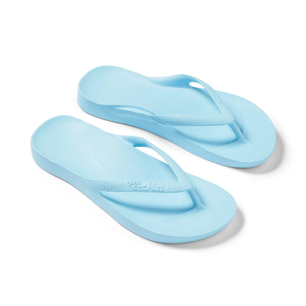 Arch Support Flip Flops - Classic - Sky Blue - Fresh Everyday Sandals