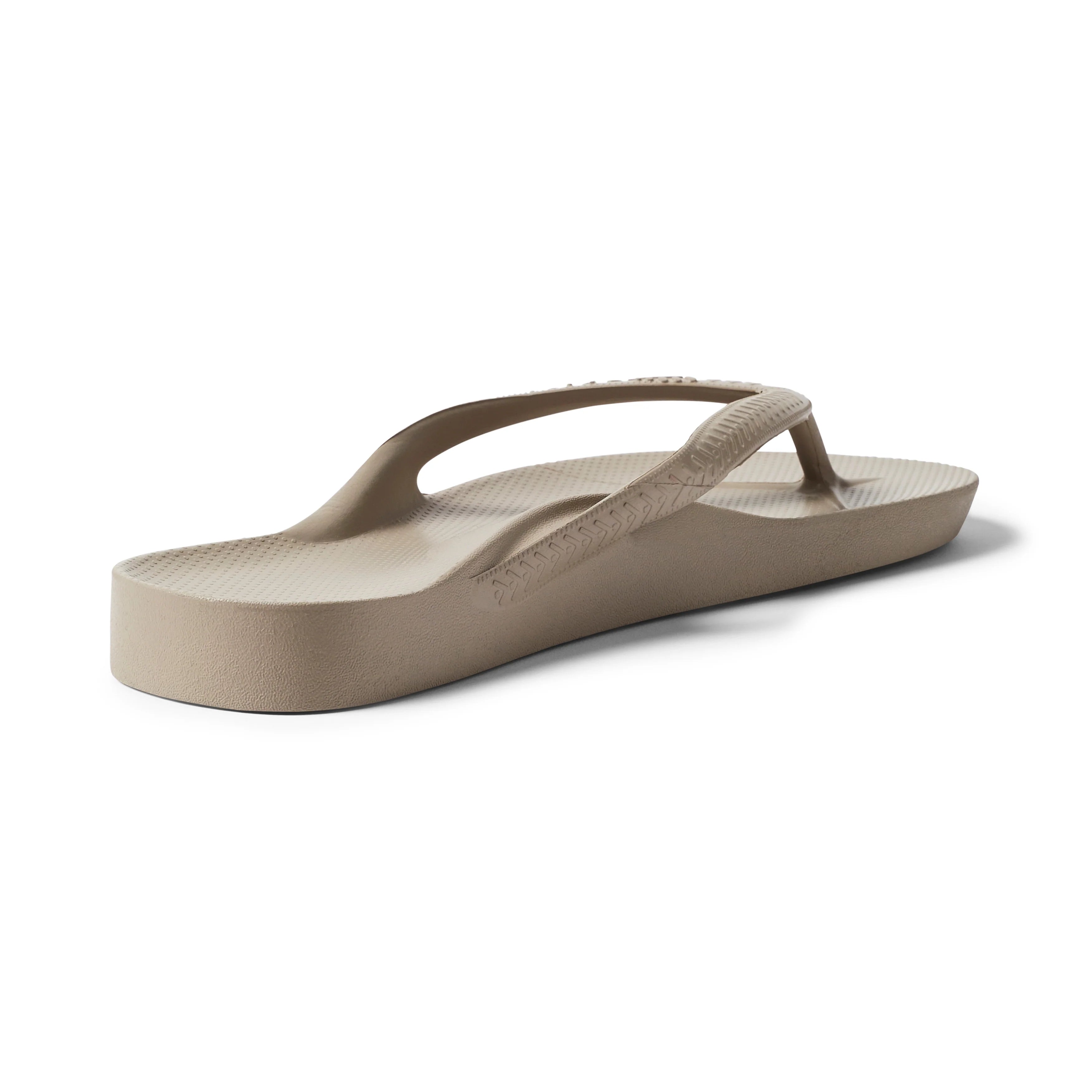 Arch Support Flip Flops - Classic - Taupe - Walk Ready Casual Sandals