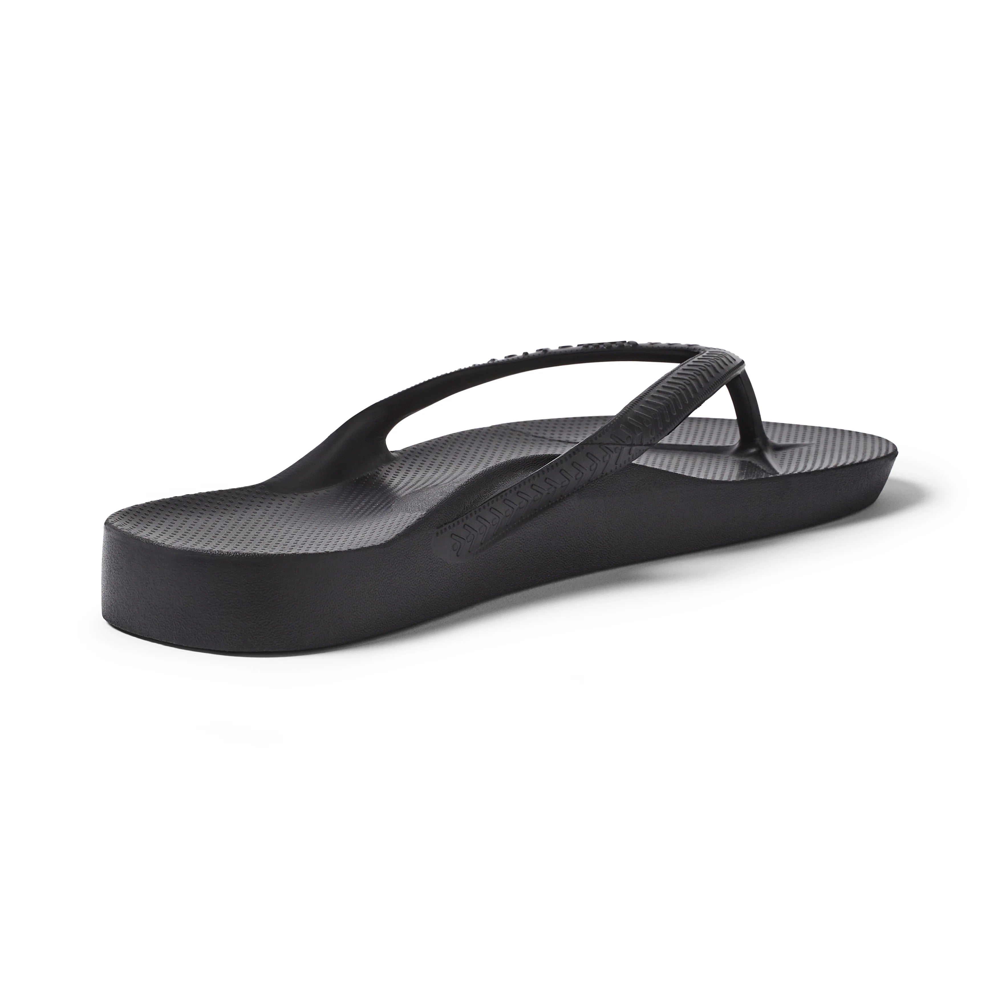 Arch Support Flip Flops - Classic - Black - Everyday Cushion Slides