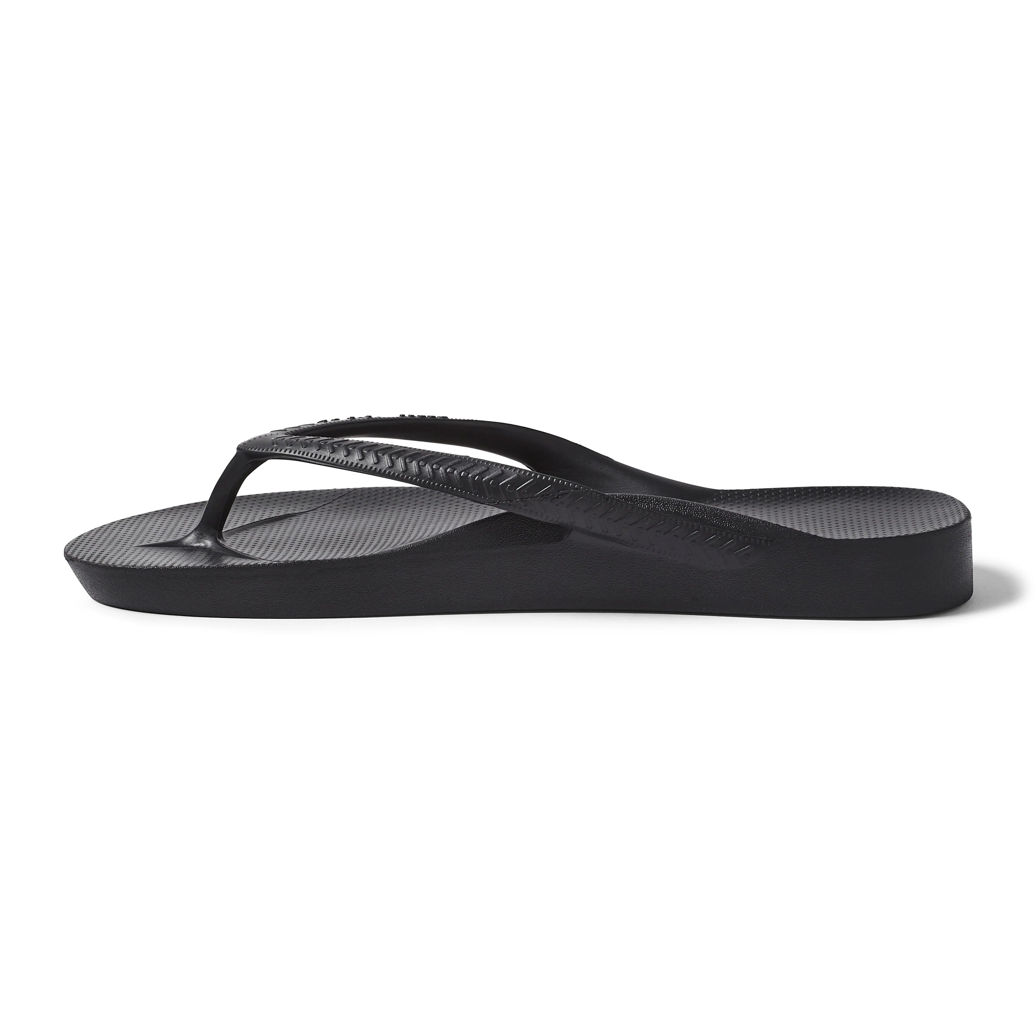 Arch Support Flip Flops - Classic - Black - Everyday Cushion Slides