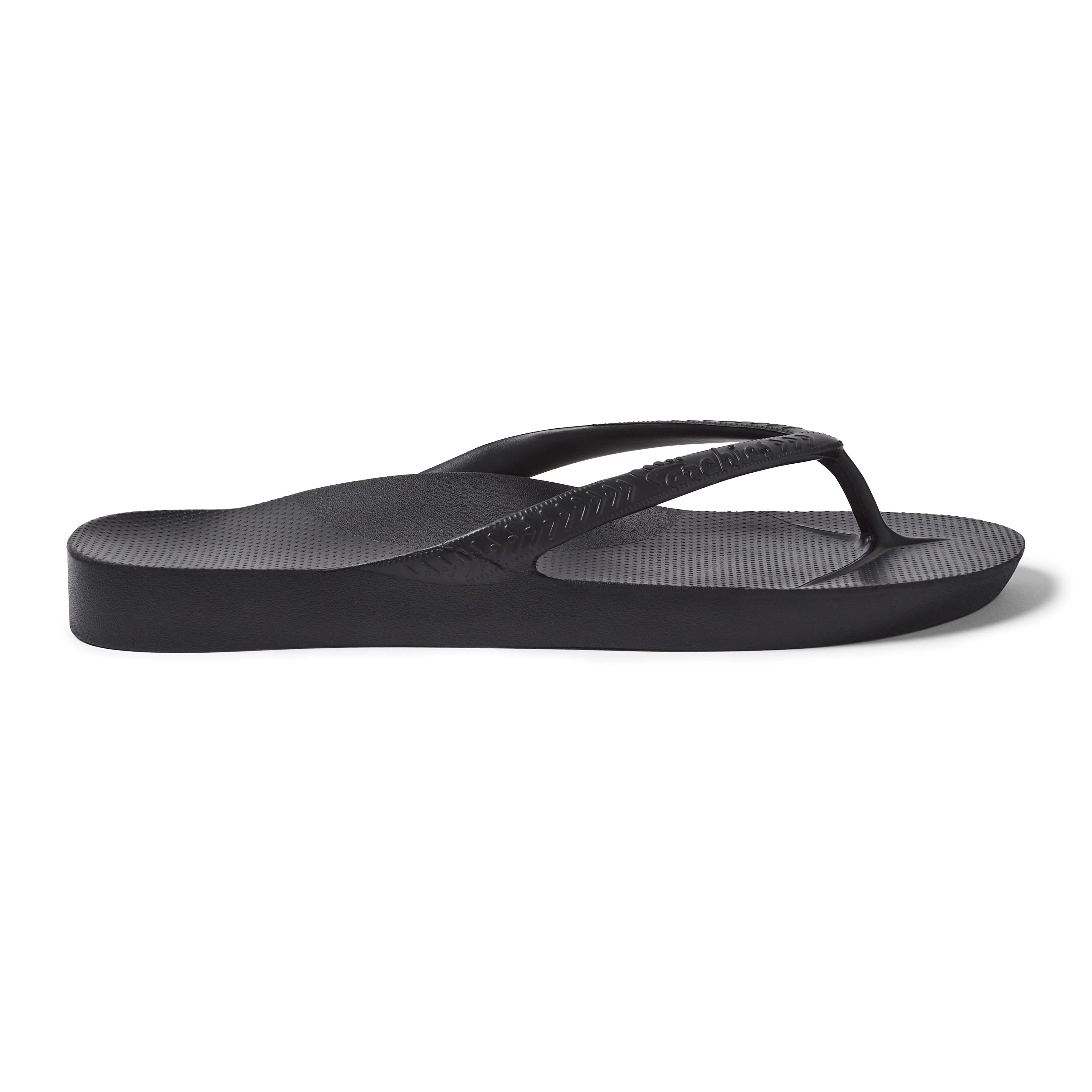 Arch Support Flip Flops - Classic - Black - Everyday Cushion Slides
