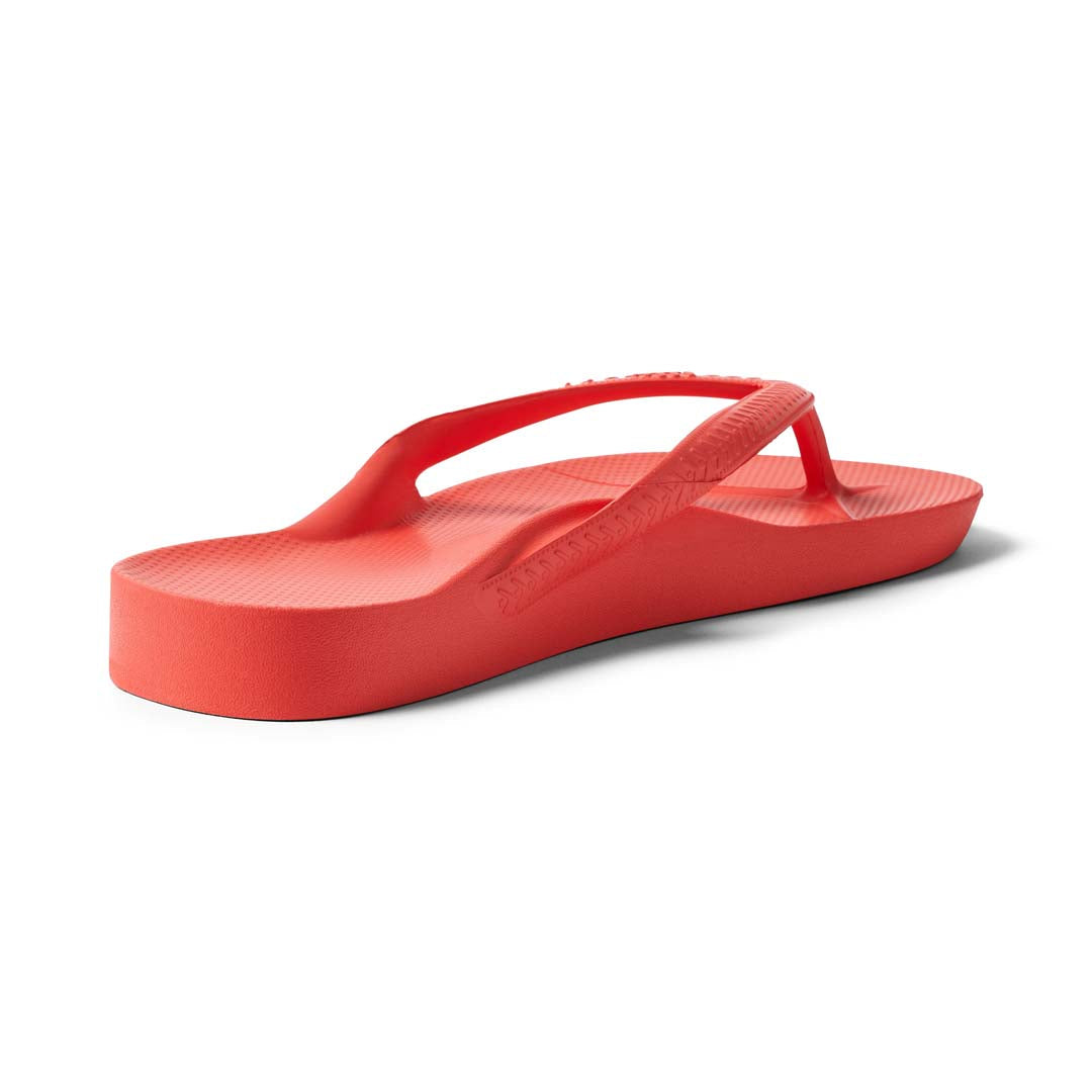 Arch Support Flip Flops - Classic - Coral - Simple Contour Sandals