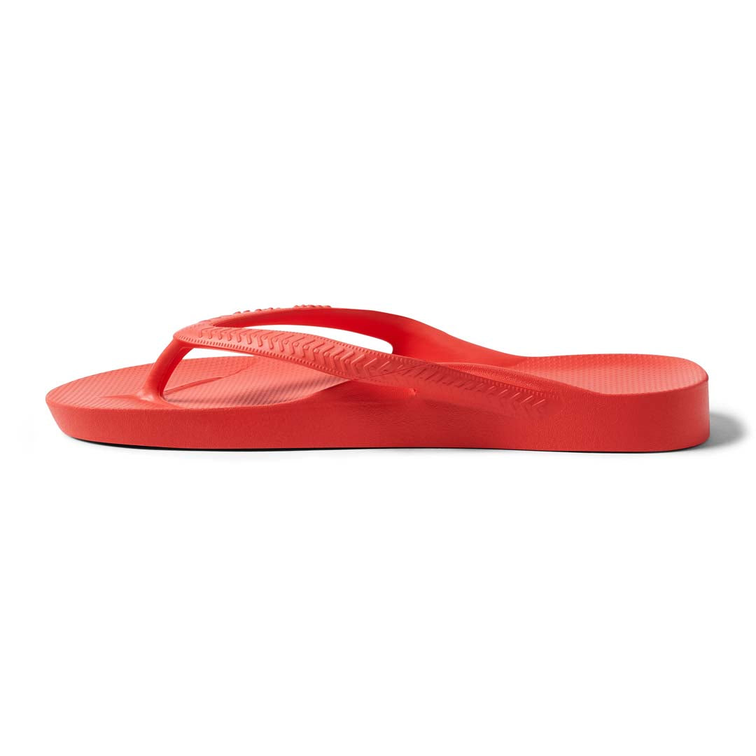 Arch Support Flip Flops - Classic - Coral - Simple Contour Sandals