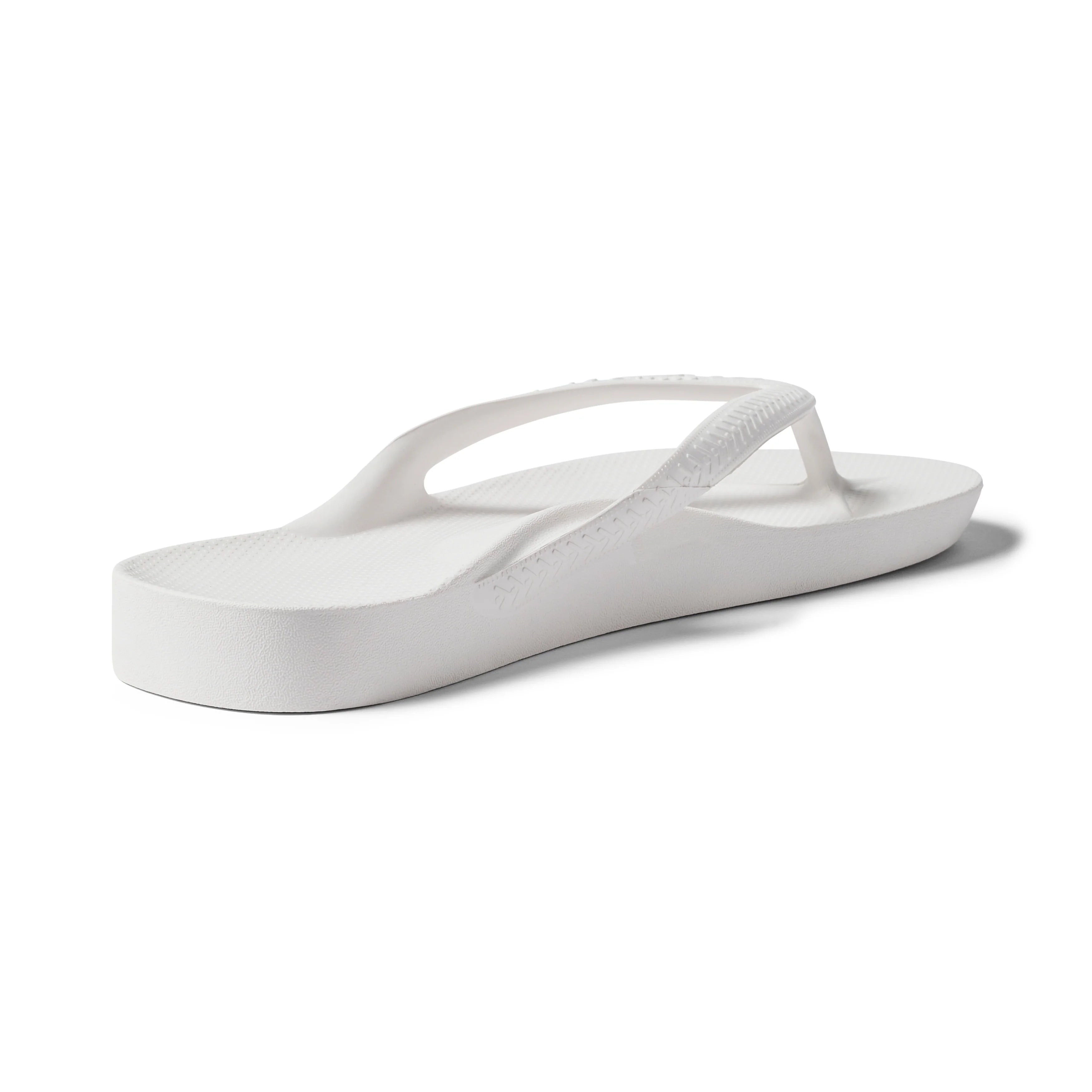 Arch Support Flip Flops - Classic - White - Fresh Contour Sandals