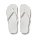 Arch Support Flip Flops - Classic - White - Fresh Contour Sandals