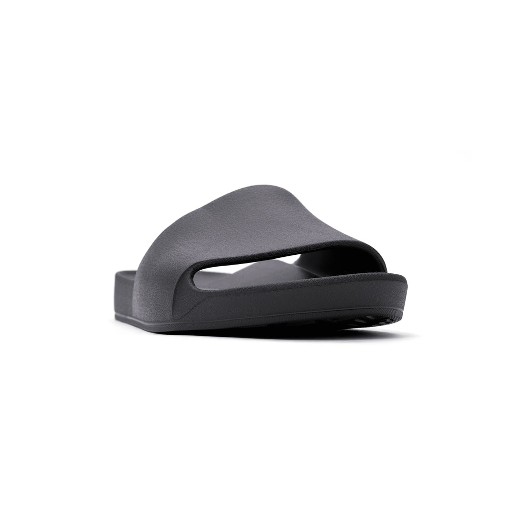 Arch Support Slides - Classic - Black - Easy Wear Weekend Slides