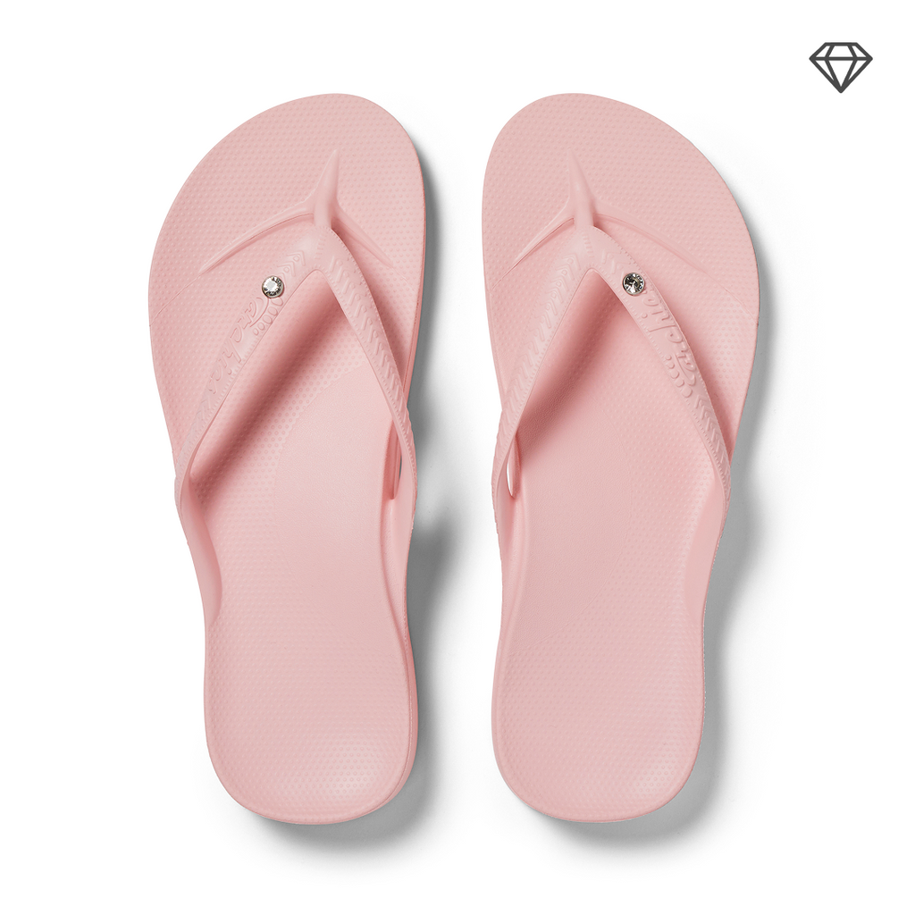 Arch Support Flip Flops - Classic - Crystal Pink - Everyday Everyday Sandals