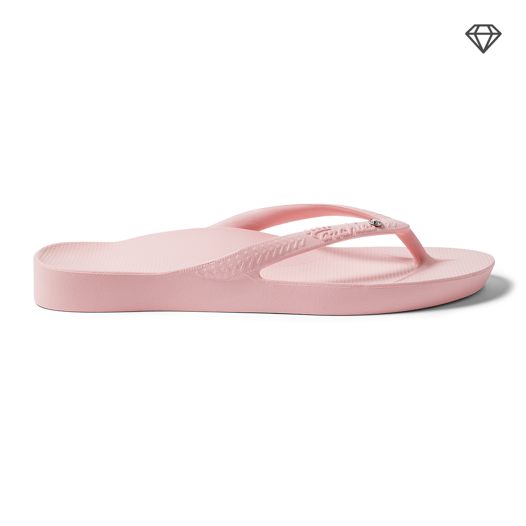 Arch Support Flip Flops - Classic - Crystal Pink - Everyday Everyday Sandals