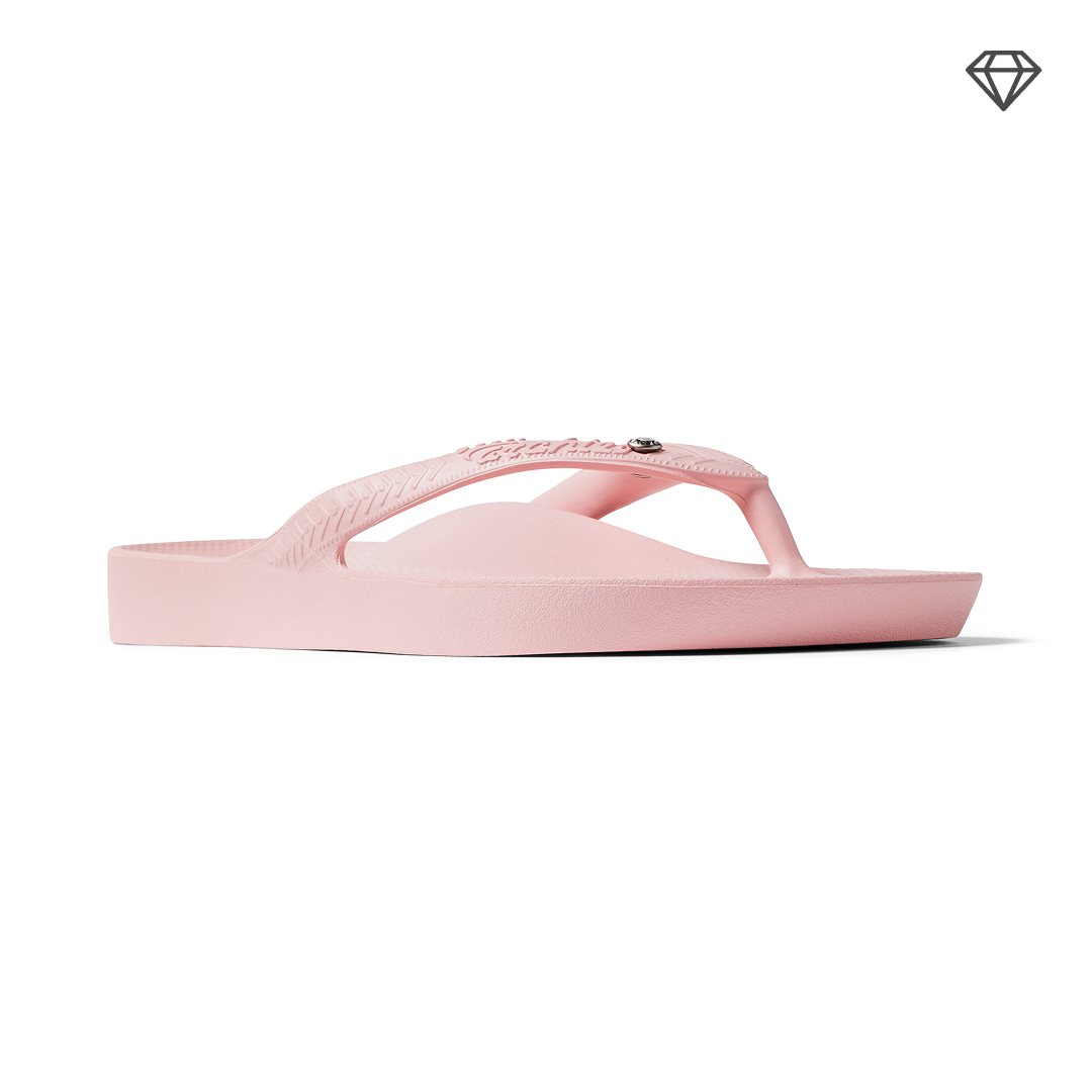 Arch Support Flip Flops - Classic - Crystal Pink - Everyday Everyday Sandals