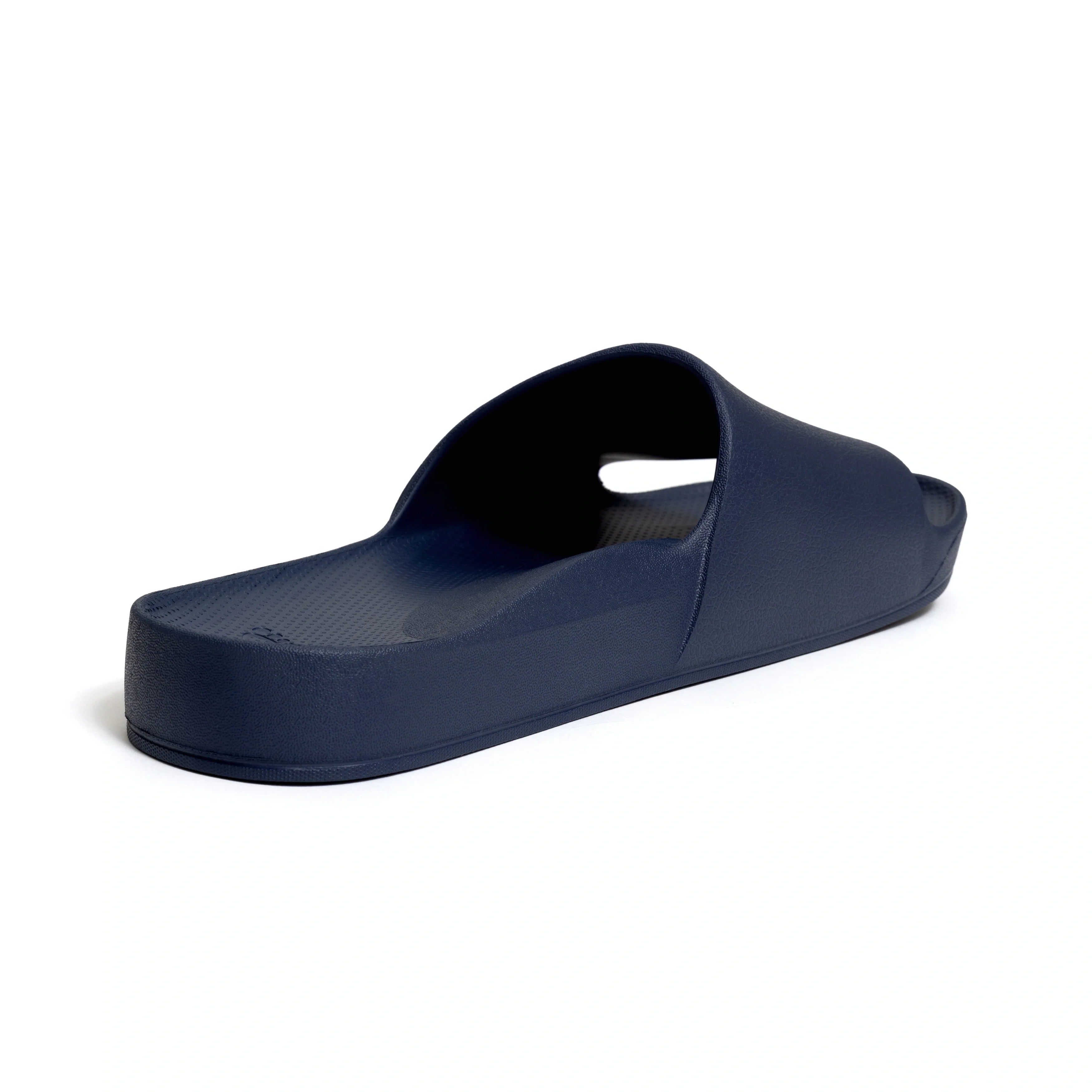 Arch Support Slides - Classic - Navy - Smooth Step Soft Strap Sandals
