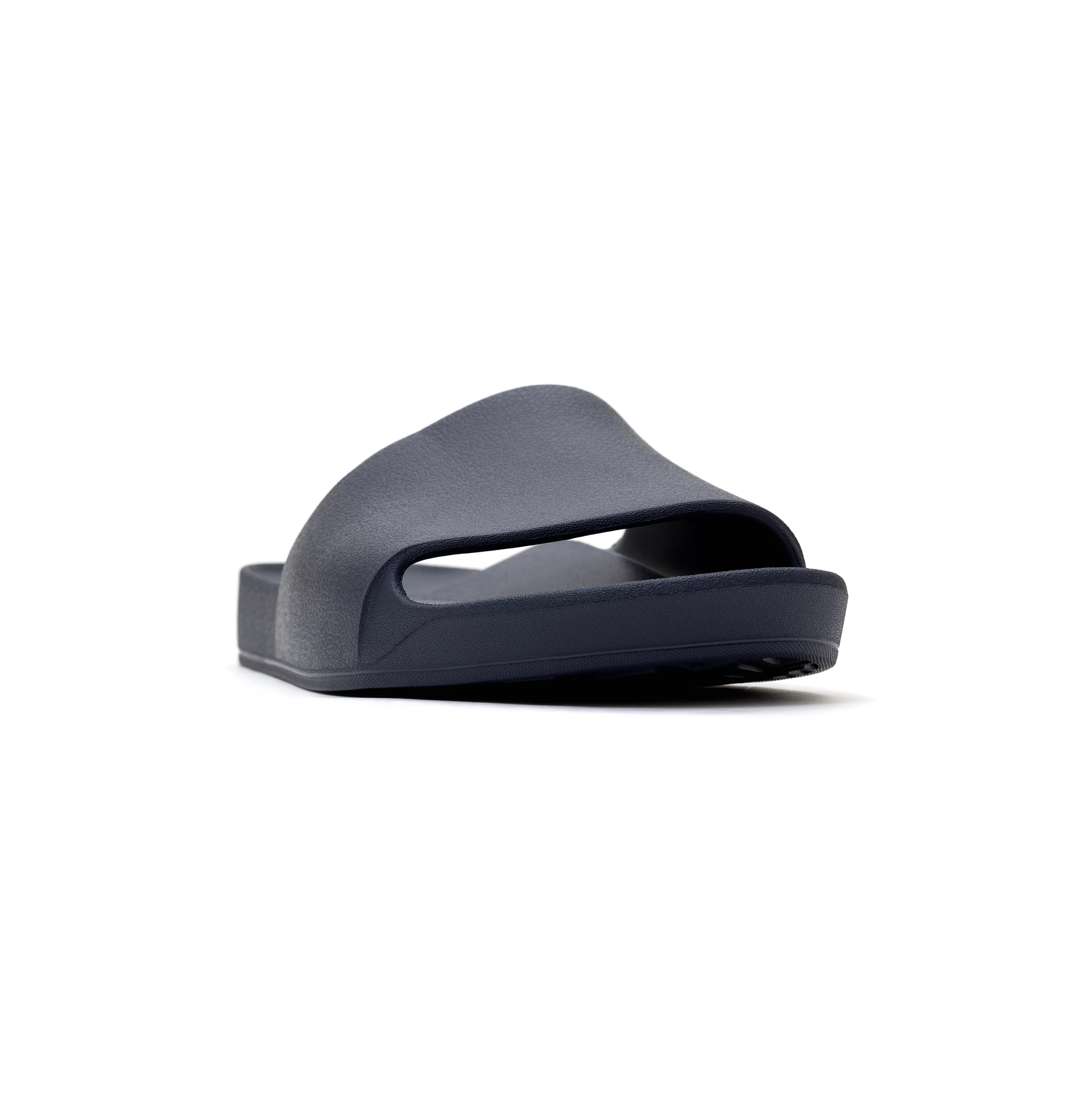 Arch Support Slides - Classic - Navy - Smooth Step Soft Strap Sandals