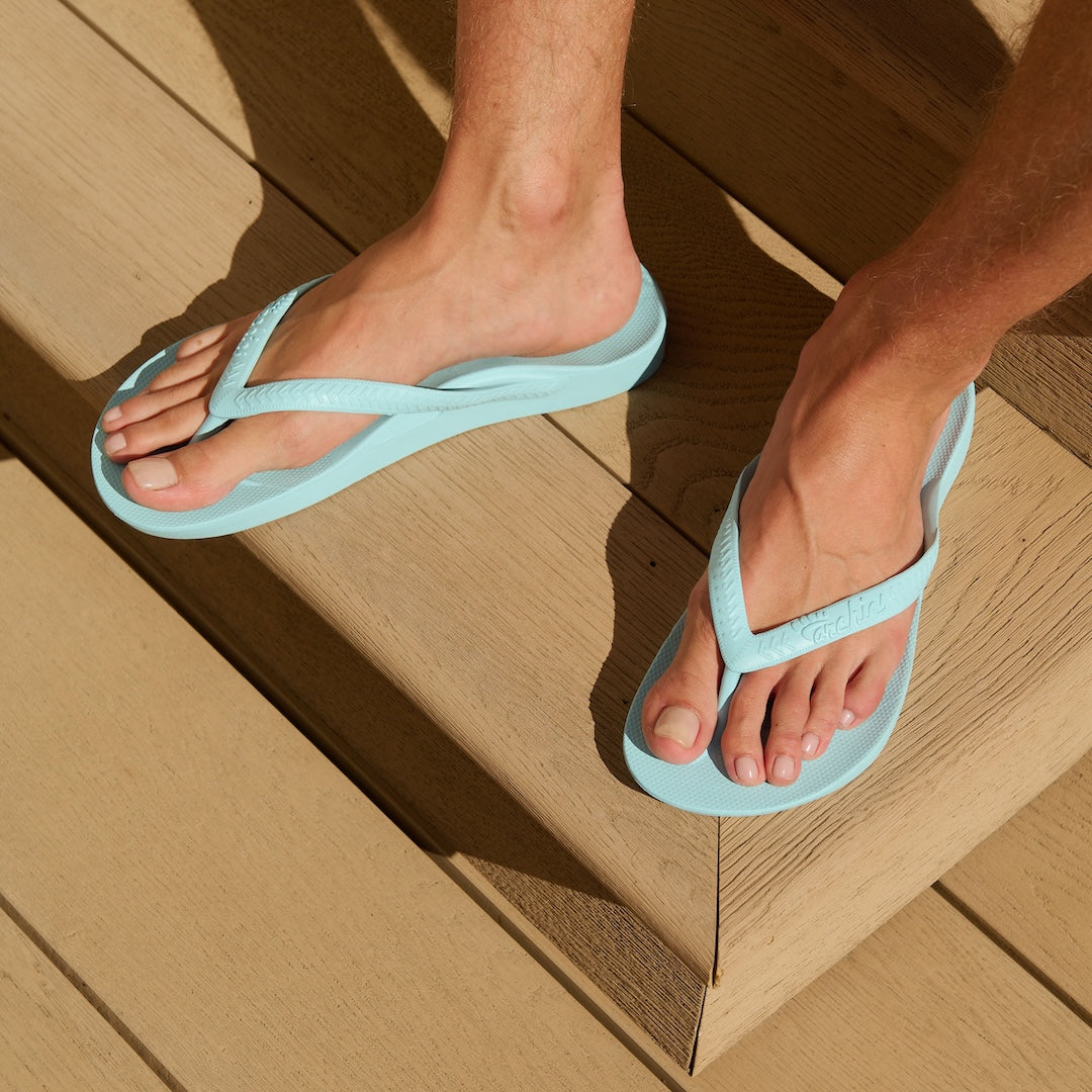 Arch Support Flip Flops - Classic - Sky Blue - Fresh Everyday Sandals