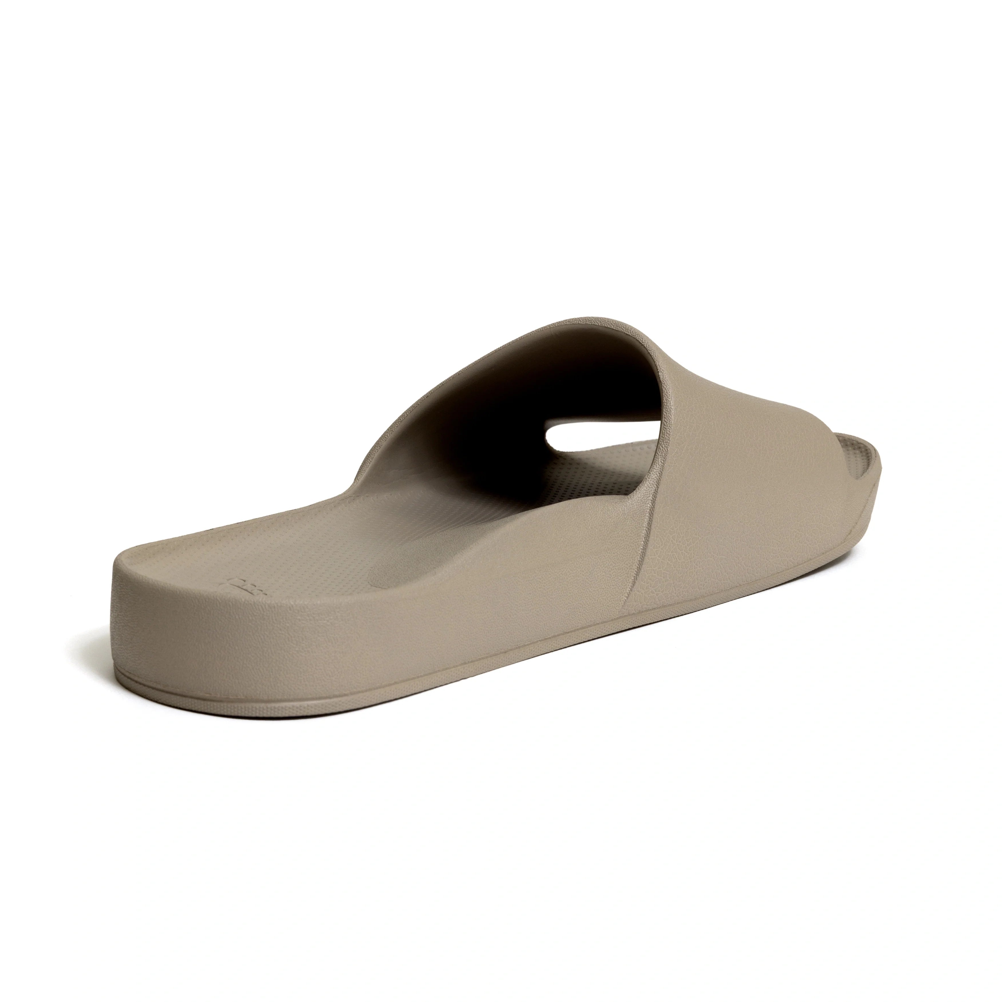 Arch Support Slides - Classic - Taupe - Classic Soft Strap Sandals