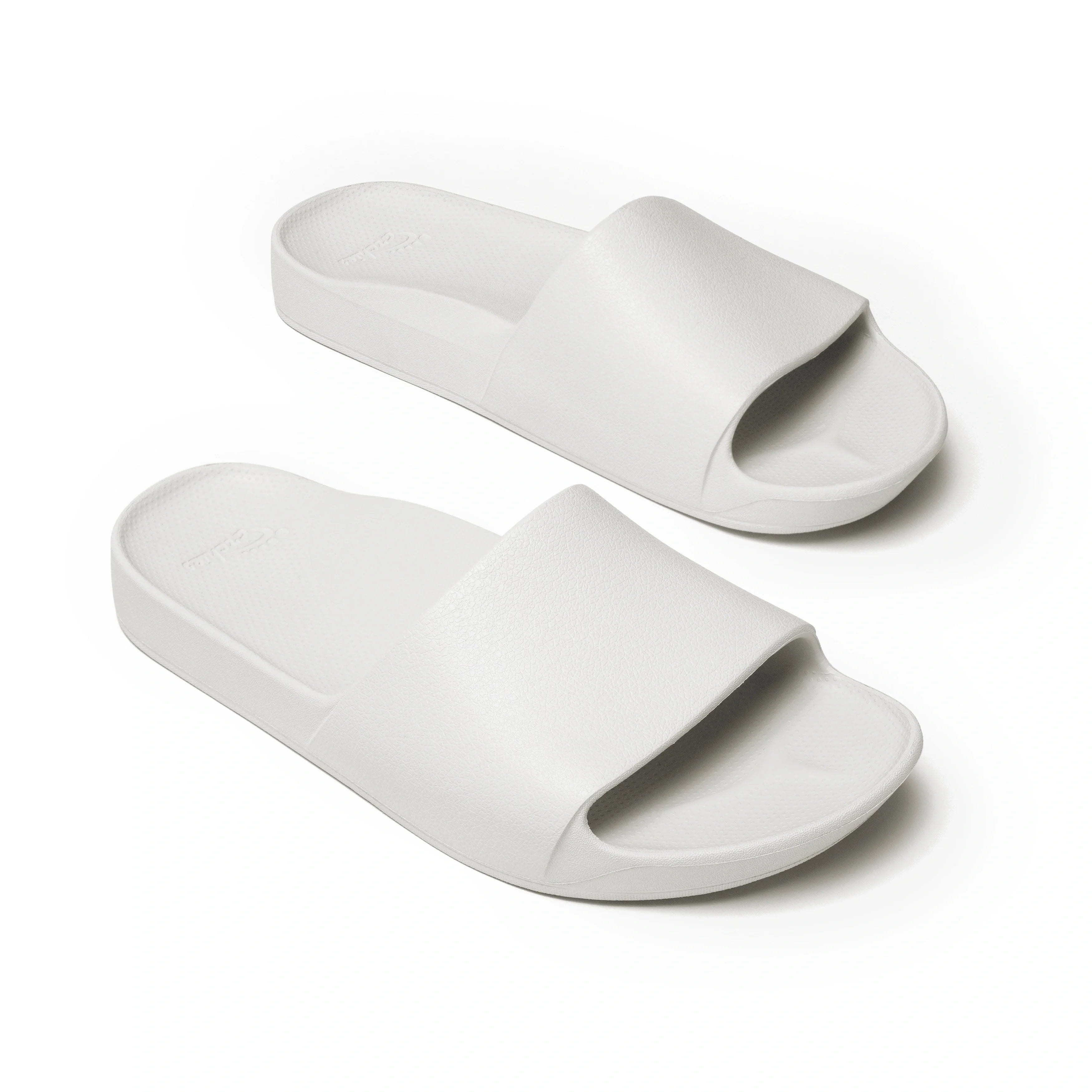 Arch Support Slides - Classic - White - Walk Ready Summer Slides