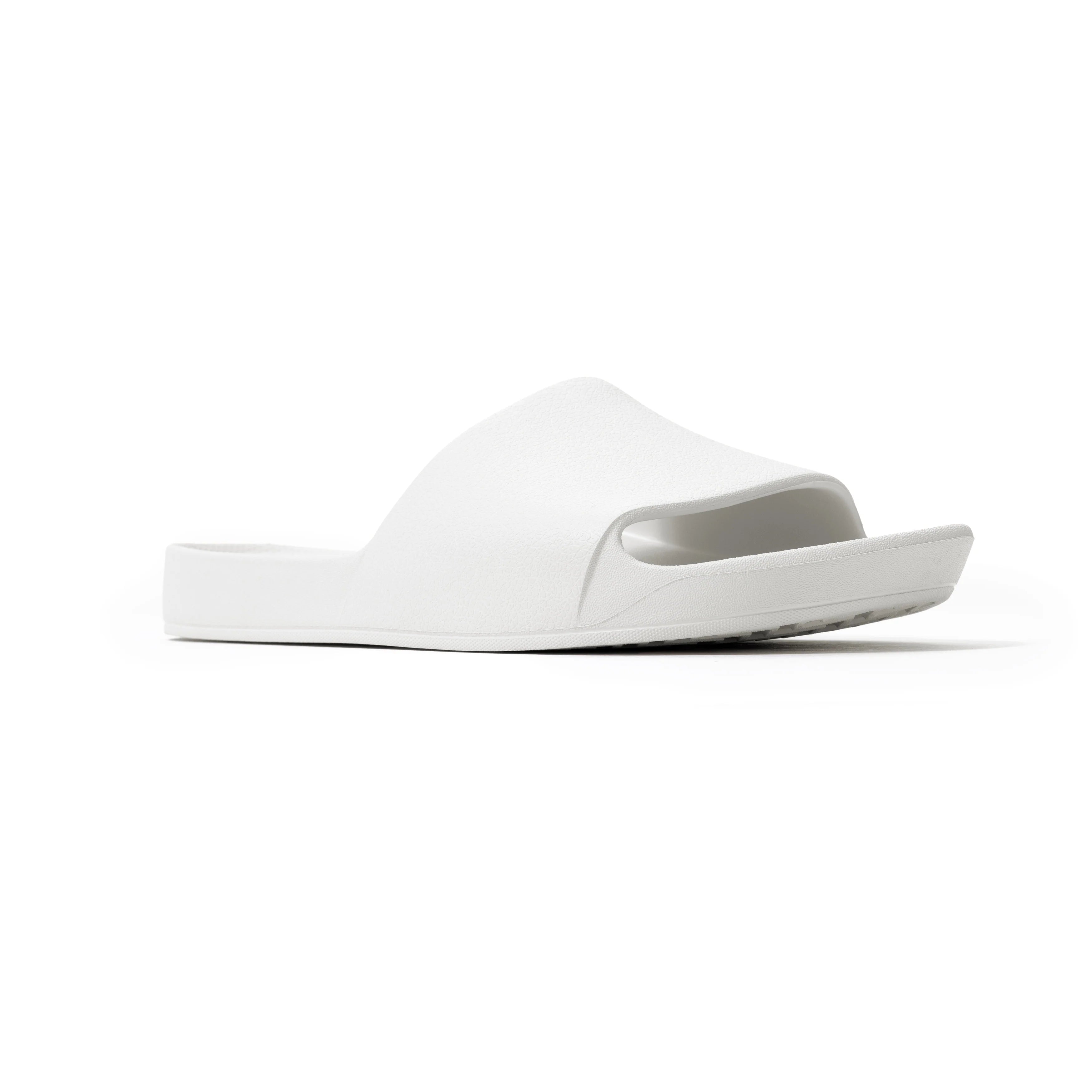 Arch Support Slides - Classic - White - Walk Ready Summer Slides
