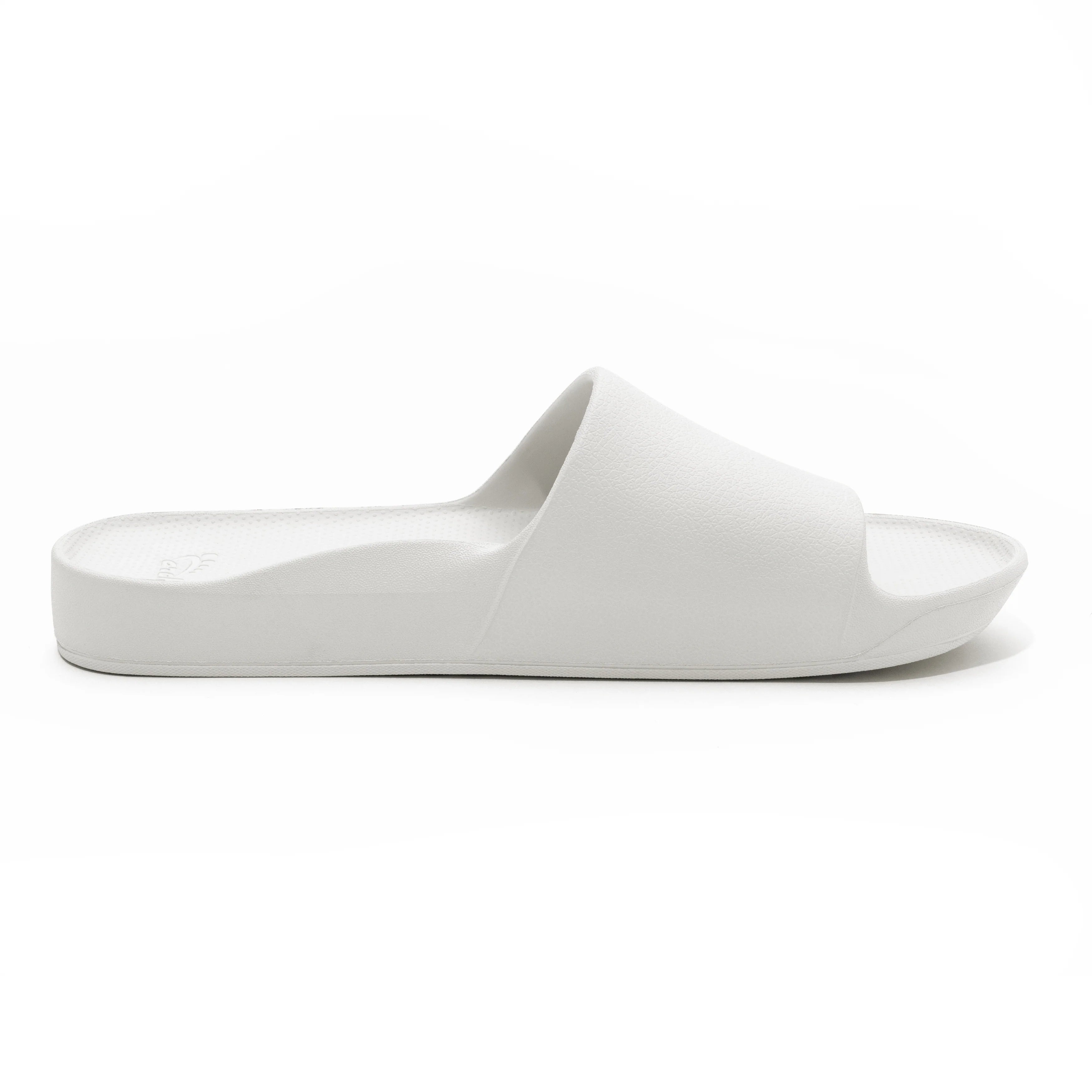 Arch Support Slides - Classic - White - Walk Ready Summer Slides