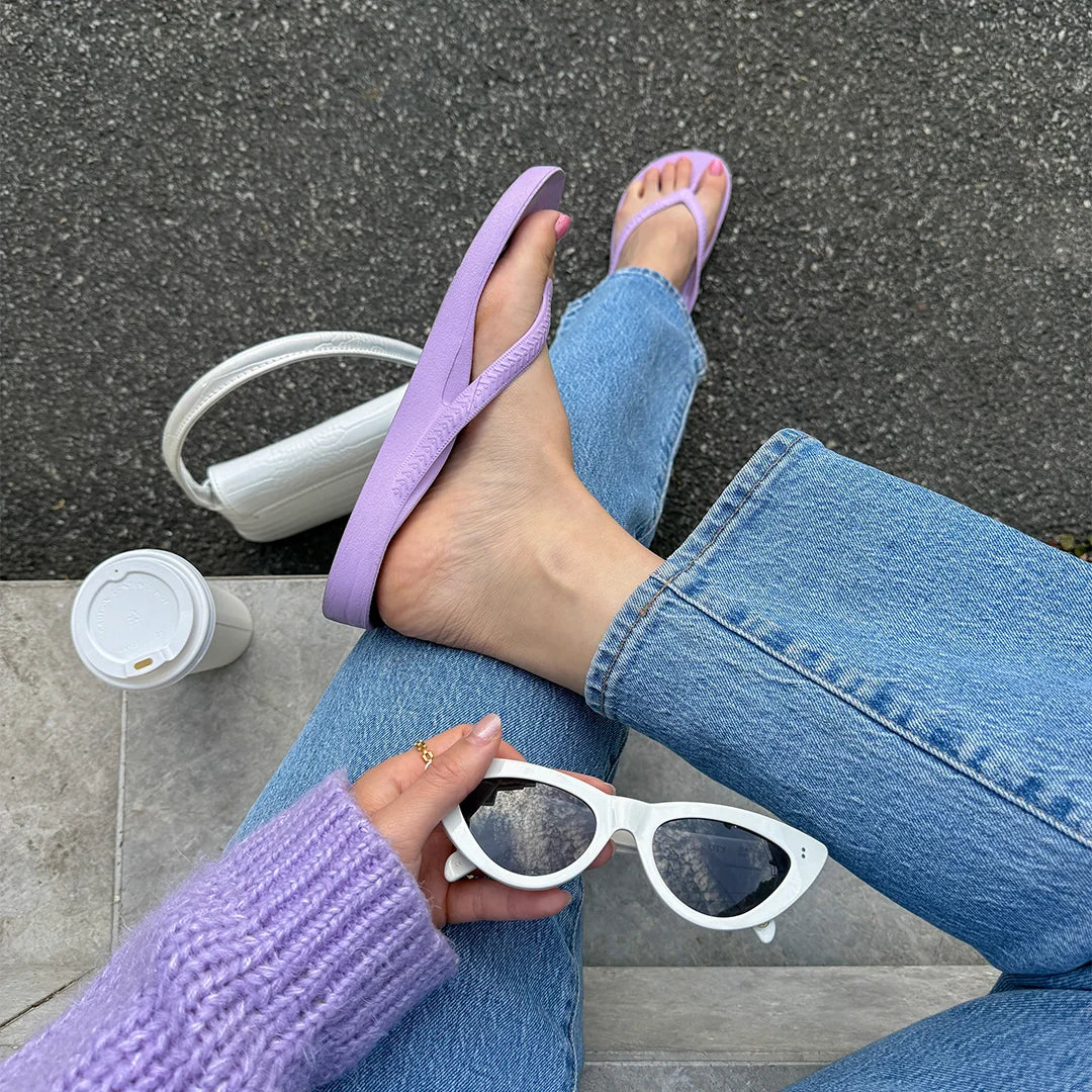 Arch Support Flip Flops - Classic - Lilac - Everyday Arch Support Sandals