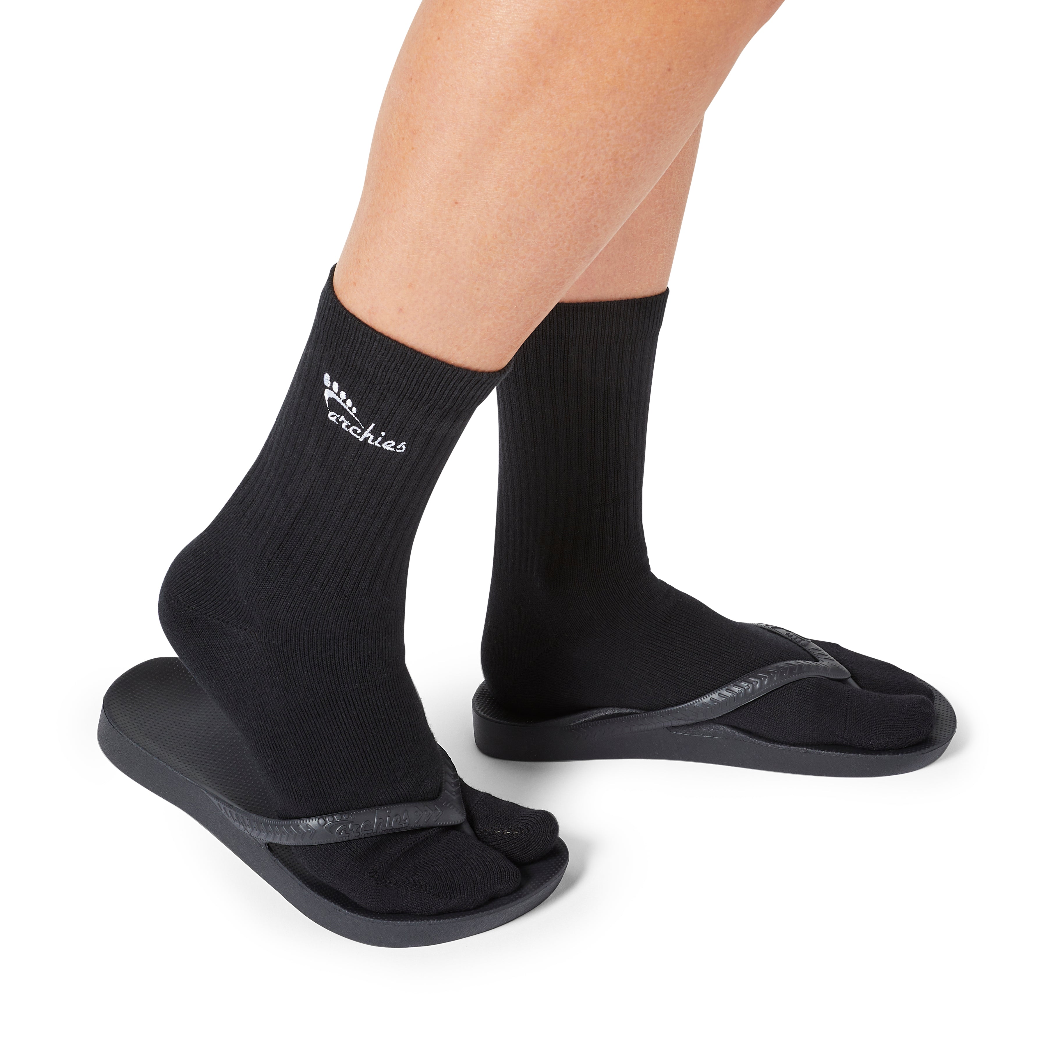 Performance Toe Socks - Black - Weekend Flip Flops