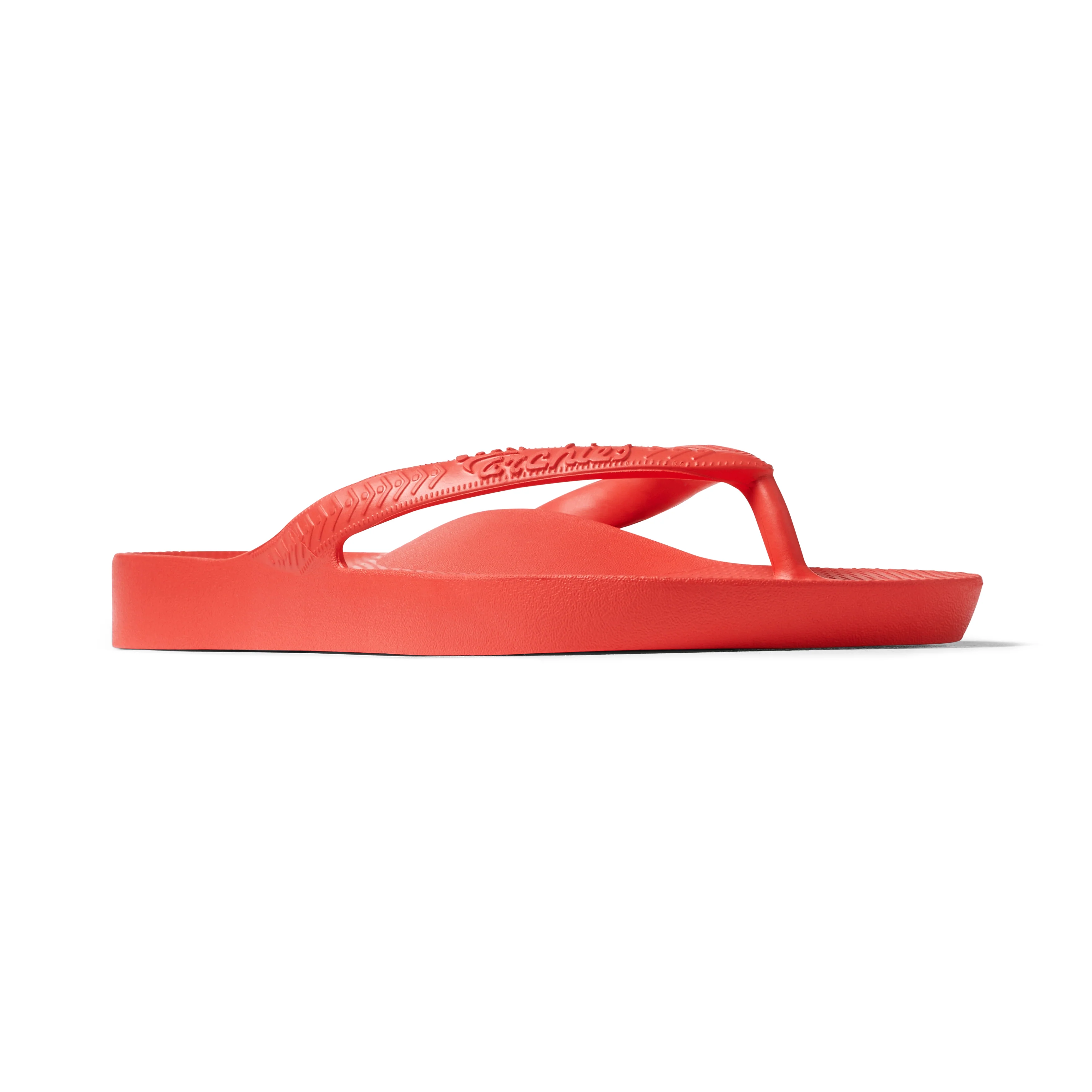 Arch Support Flip Flops - Classic - Coral - Simple Contour Sandals